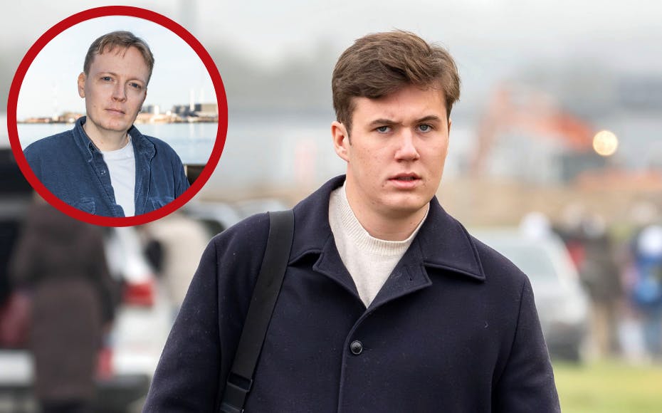 Det kneb med at holde sig vågen, da Glenn Bech holdt foredrag for kronprins Christian og hans gymnasiekammerater i 2023.