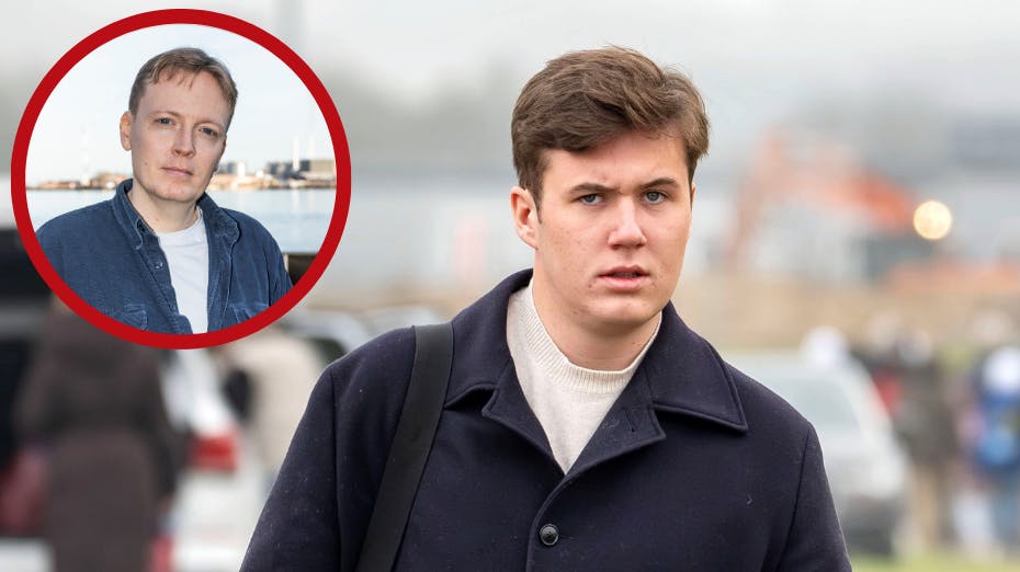 Det kneb med at holde sig vågen, da Glenn Bech holdt foredrag for kronprins Christian og hans gymnasiekammerater i 2023.