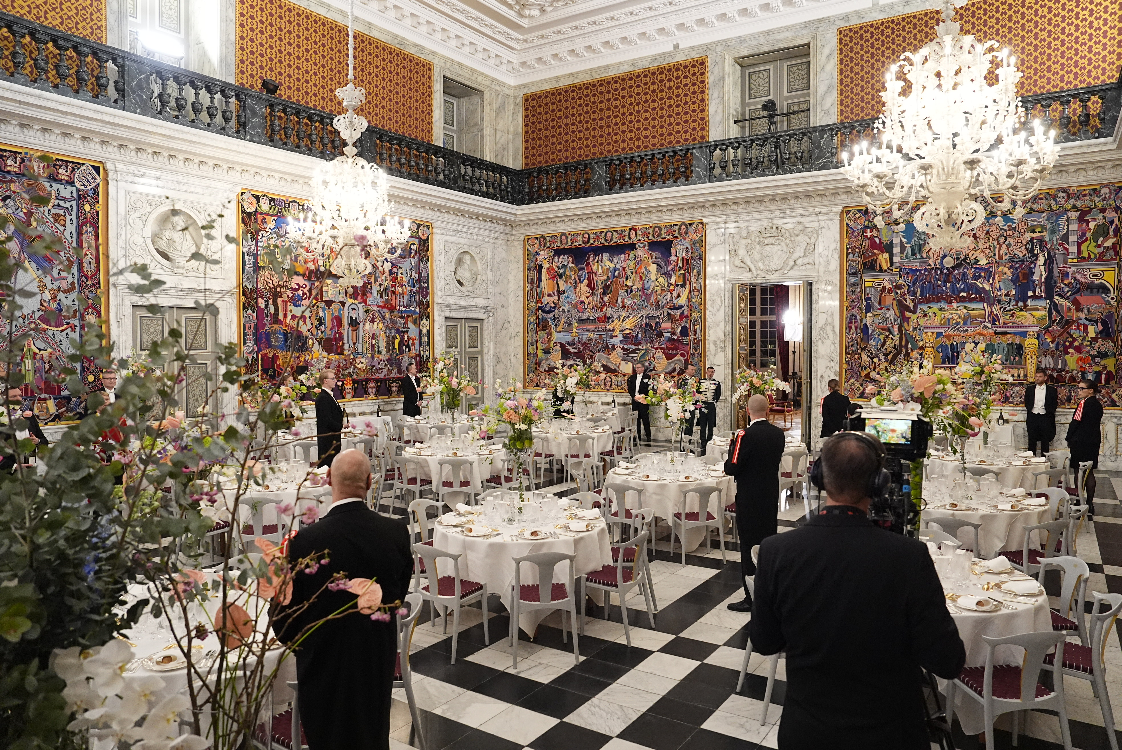 Royal fest på Christiansborg slot