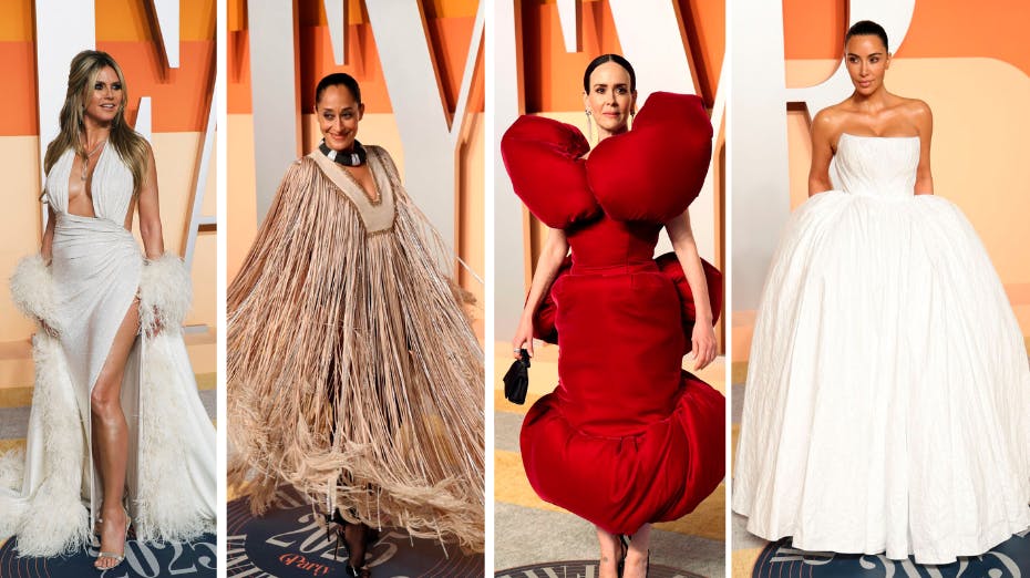 De kendte fortsatte med at chokere i vilde og vovede kjoler, da der blev holdt eksklusiv efterfest i Hollywood