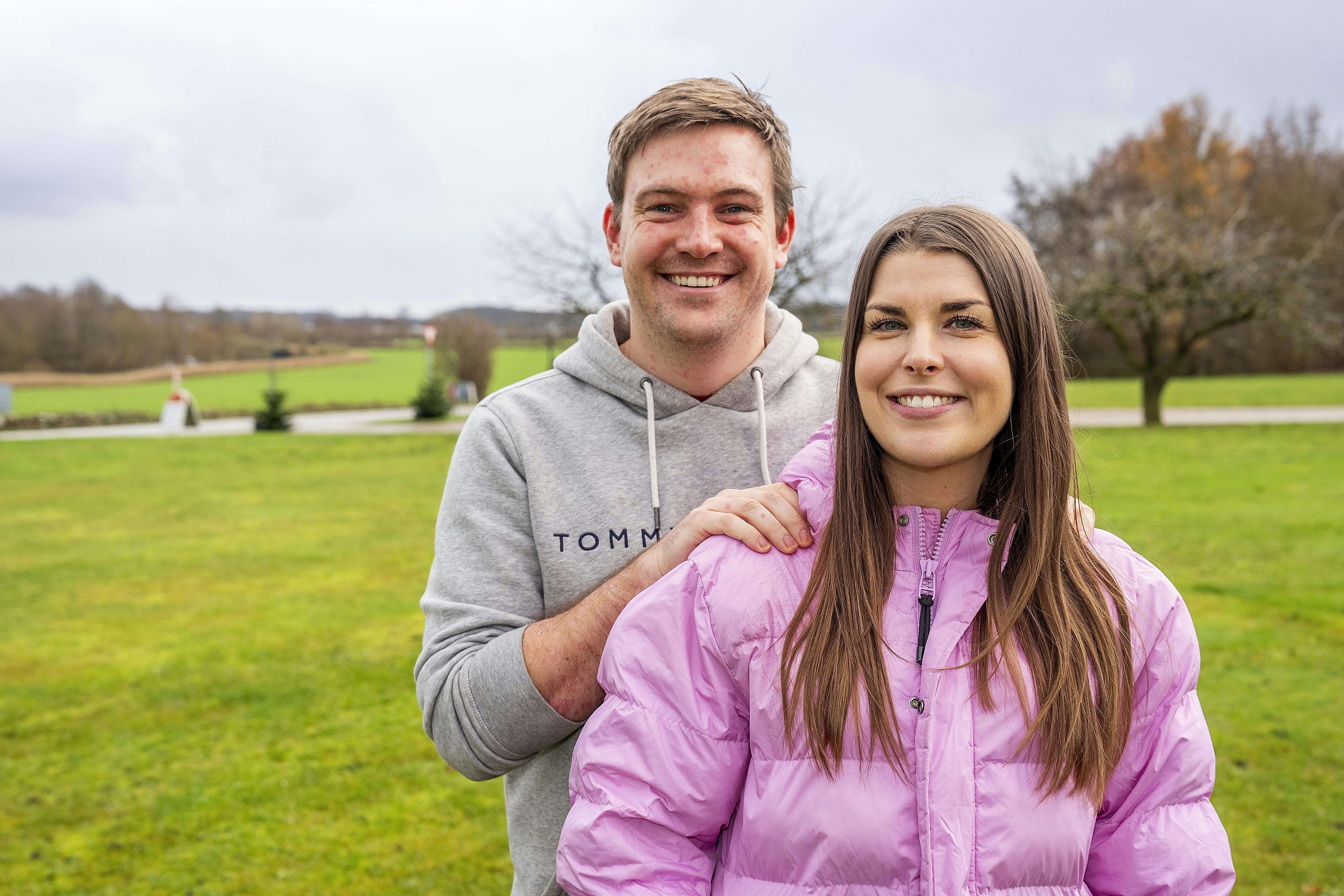 Anders og Emilie bliver snart forældre for første gang.