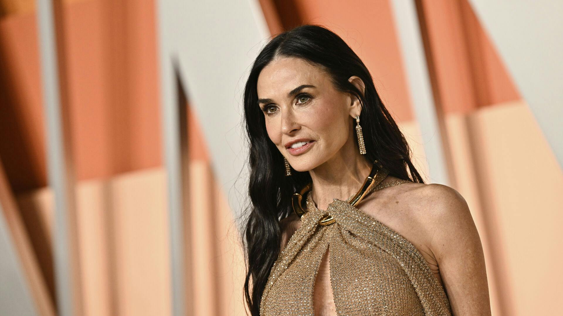 Demi Moore tog nederlaget med oprejst pande.