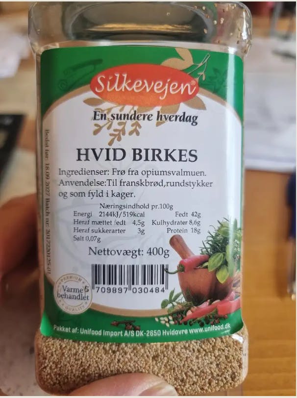 Hvid birkes bliver nu tilbagekaldt.