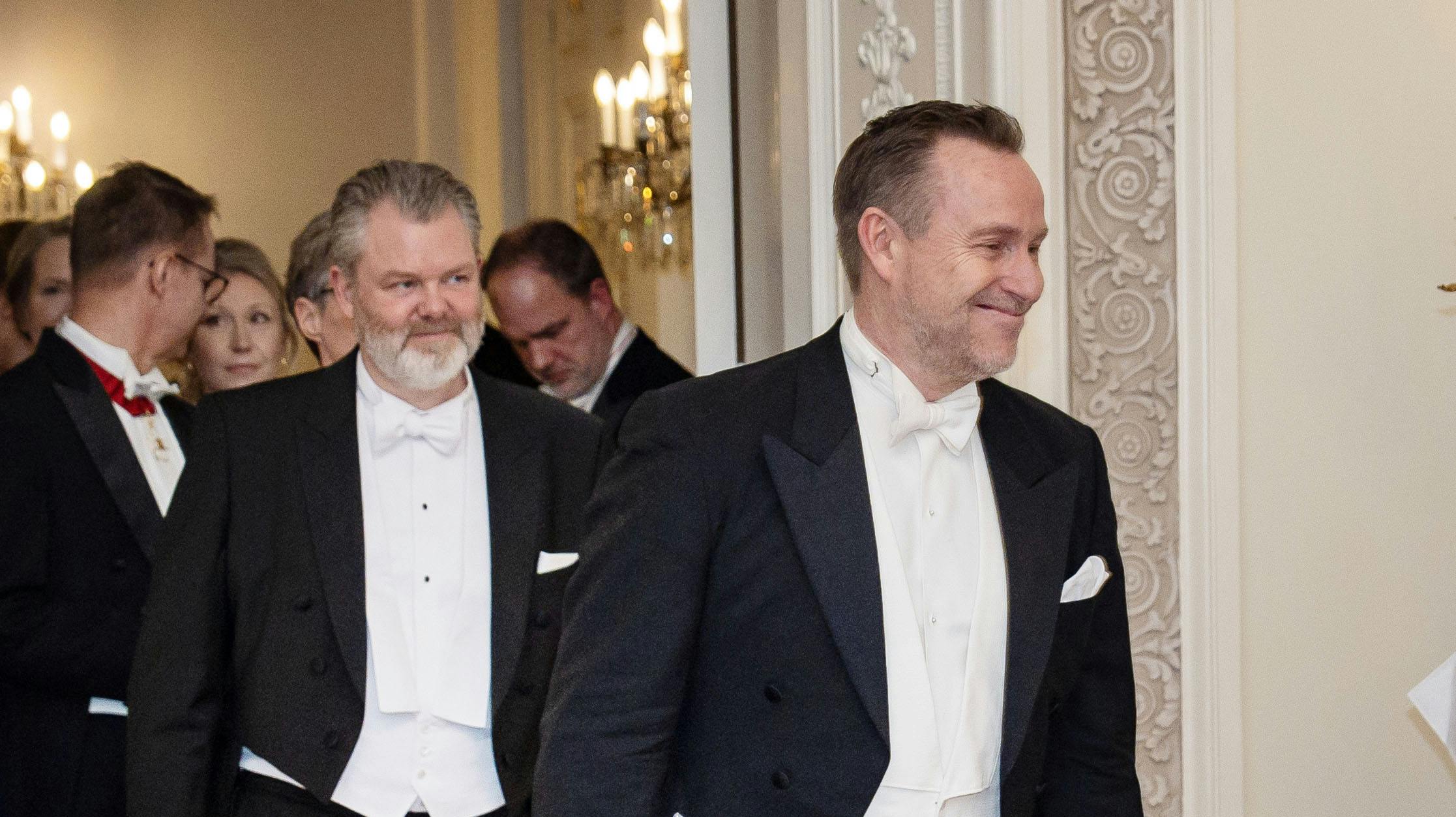 OPGAVE: Kong Frederik og dronning Mary på statsbesøg i Finland. Her er det receiving line lige før middagen på præsidentpaladset.STED: HelsinkiJOURNALIST: Ulrik UlriksenFOTOGRAF: © Hanne Juul/ Aller Foto & VideoDATO: 20250304