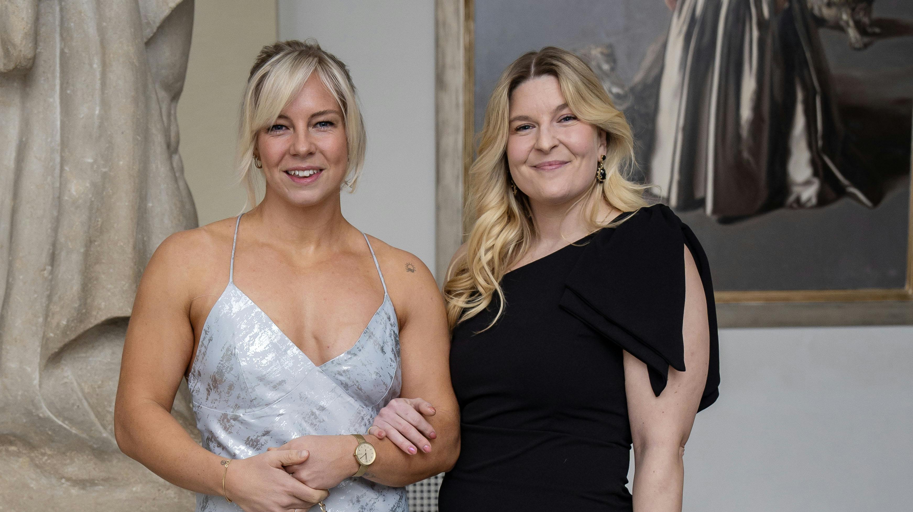 Emma Aastrand og veninden Simone Börner. 