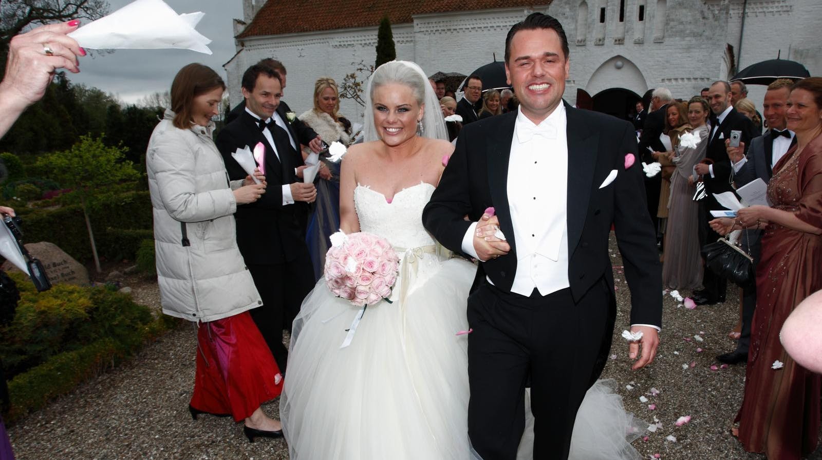 Christina og Brian Palm Svaneeng Mertz blev gift ved et storstilet bryllup i 2010. 