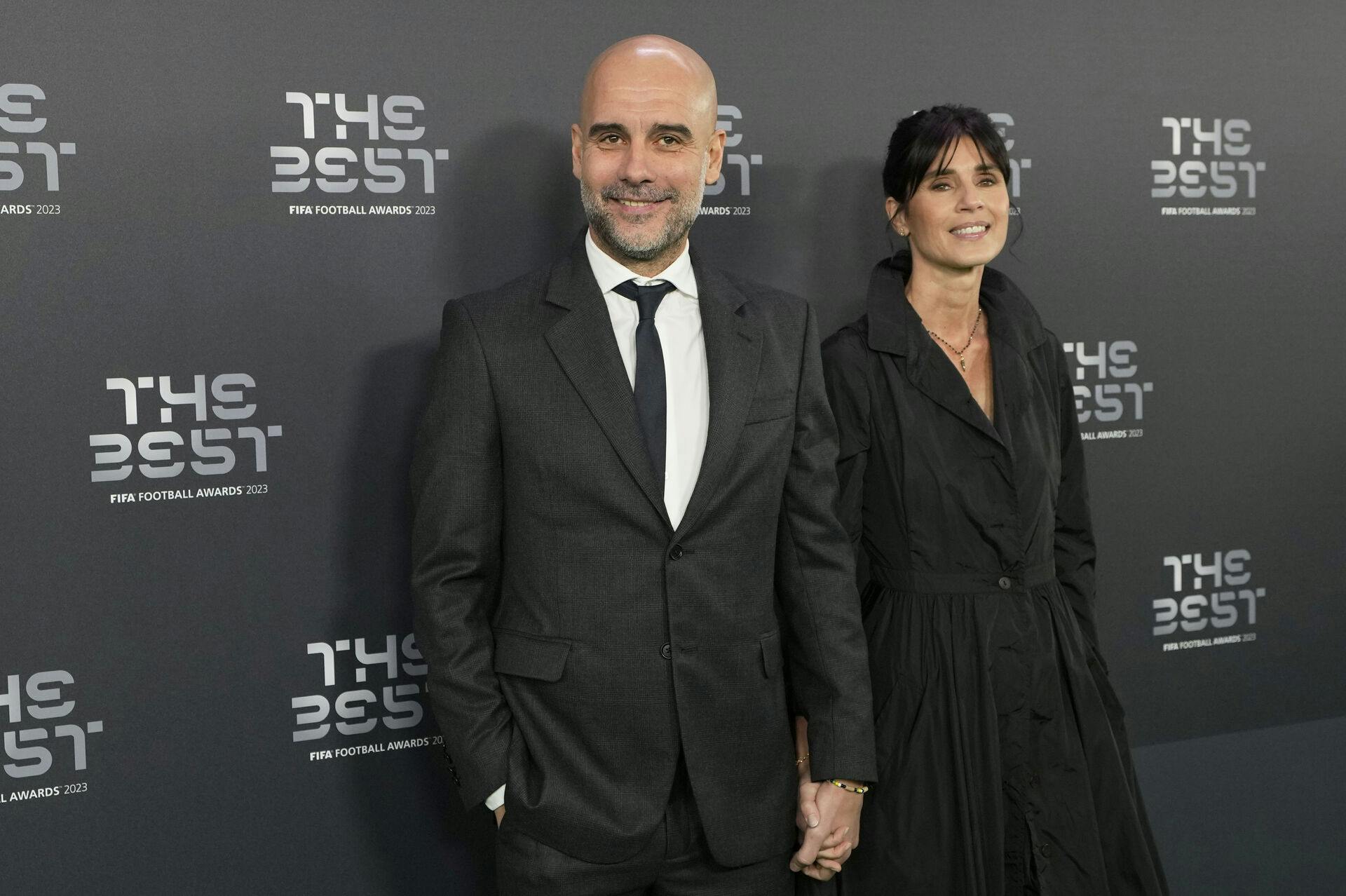 Cristina Serra og Pep Guardiola.