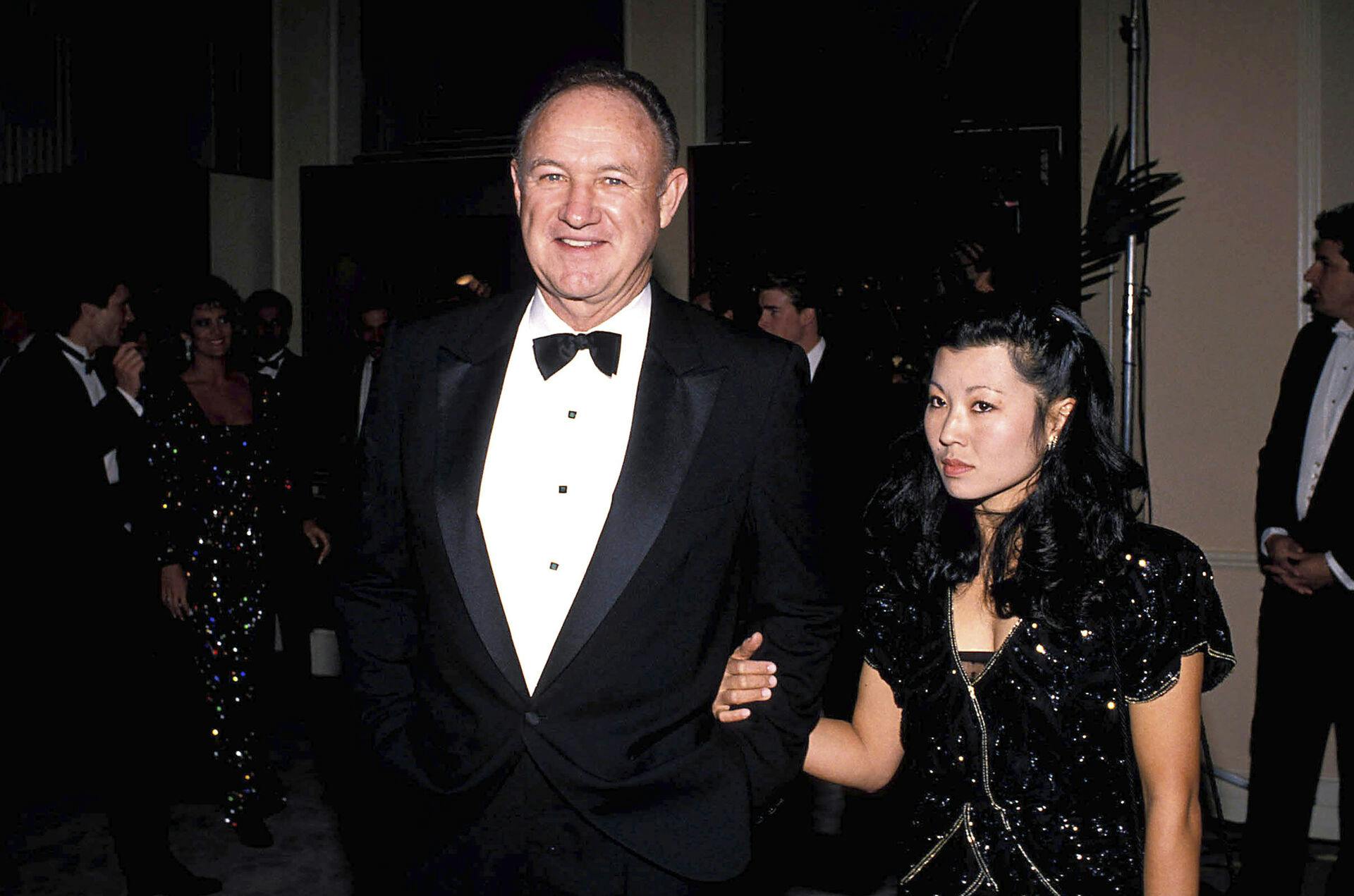 Gene Hackman og Betsy Arakawa i januar 1989