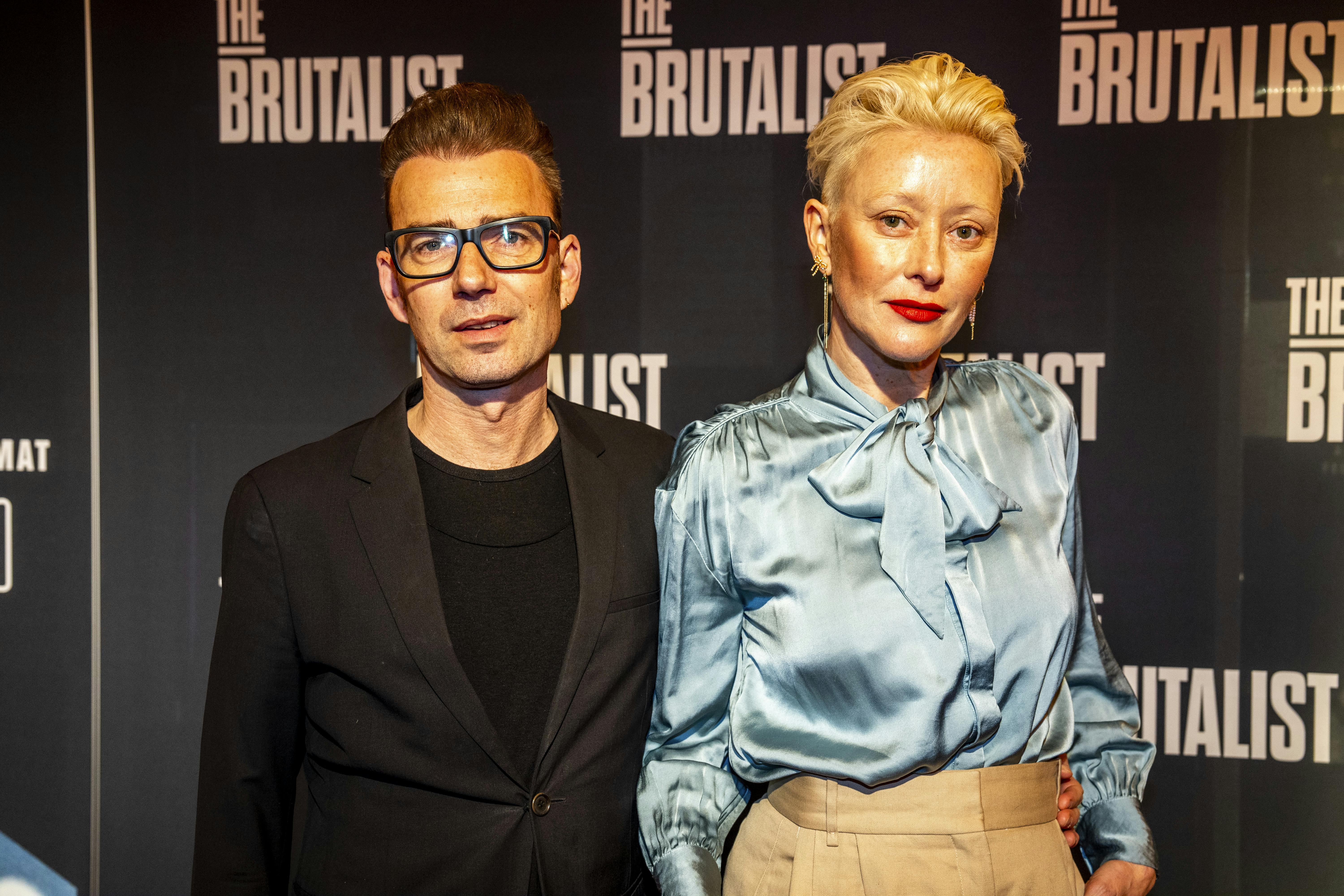 Parret var for nylig til gallapremiere på "The Brutalist".