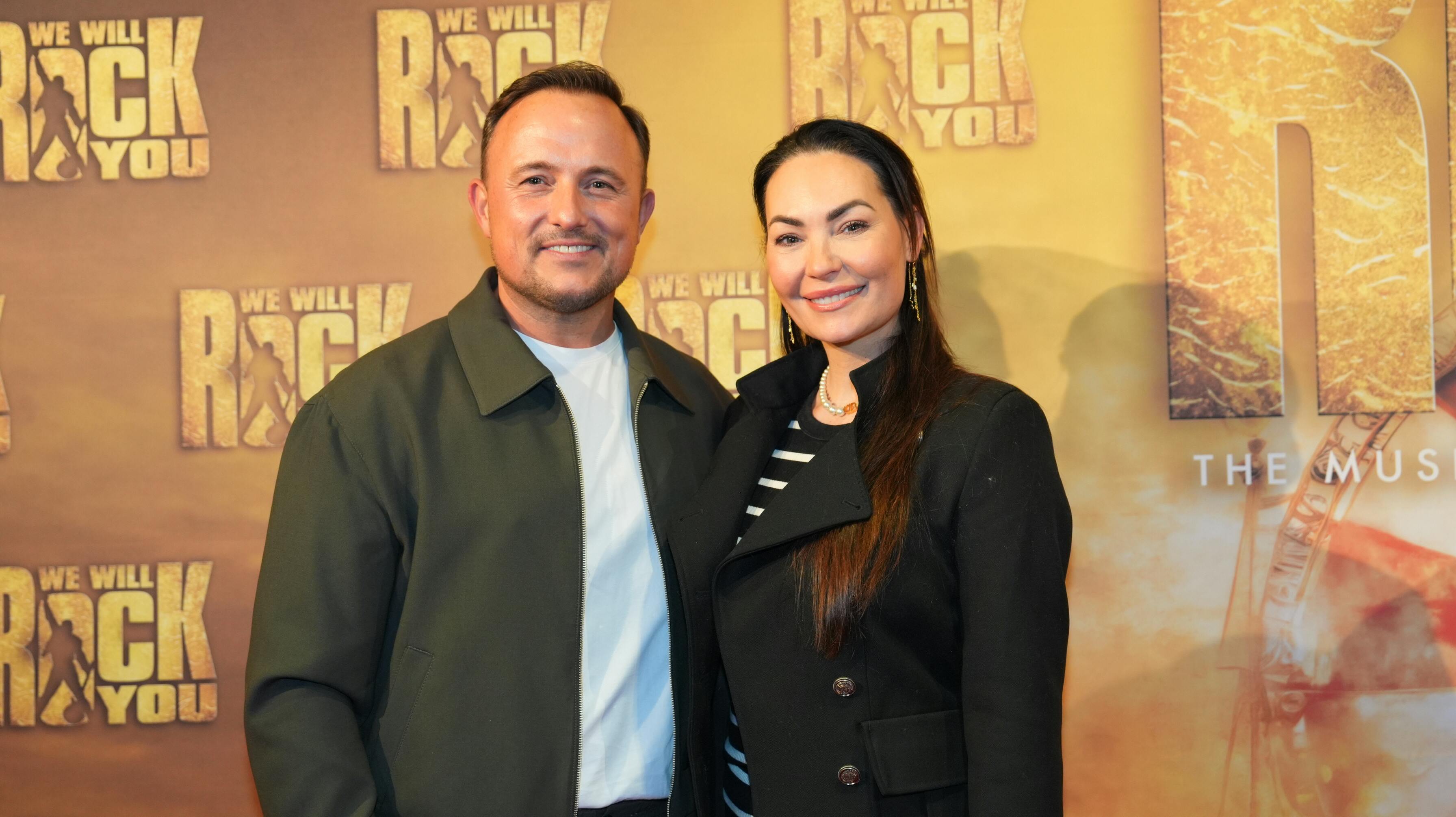 Thomas Evers Poulsen og Mascha Vang på den røde løber torsdag aften i Tivolis Koncertsal.