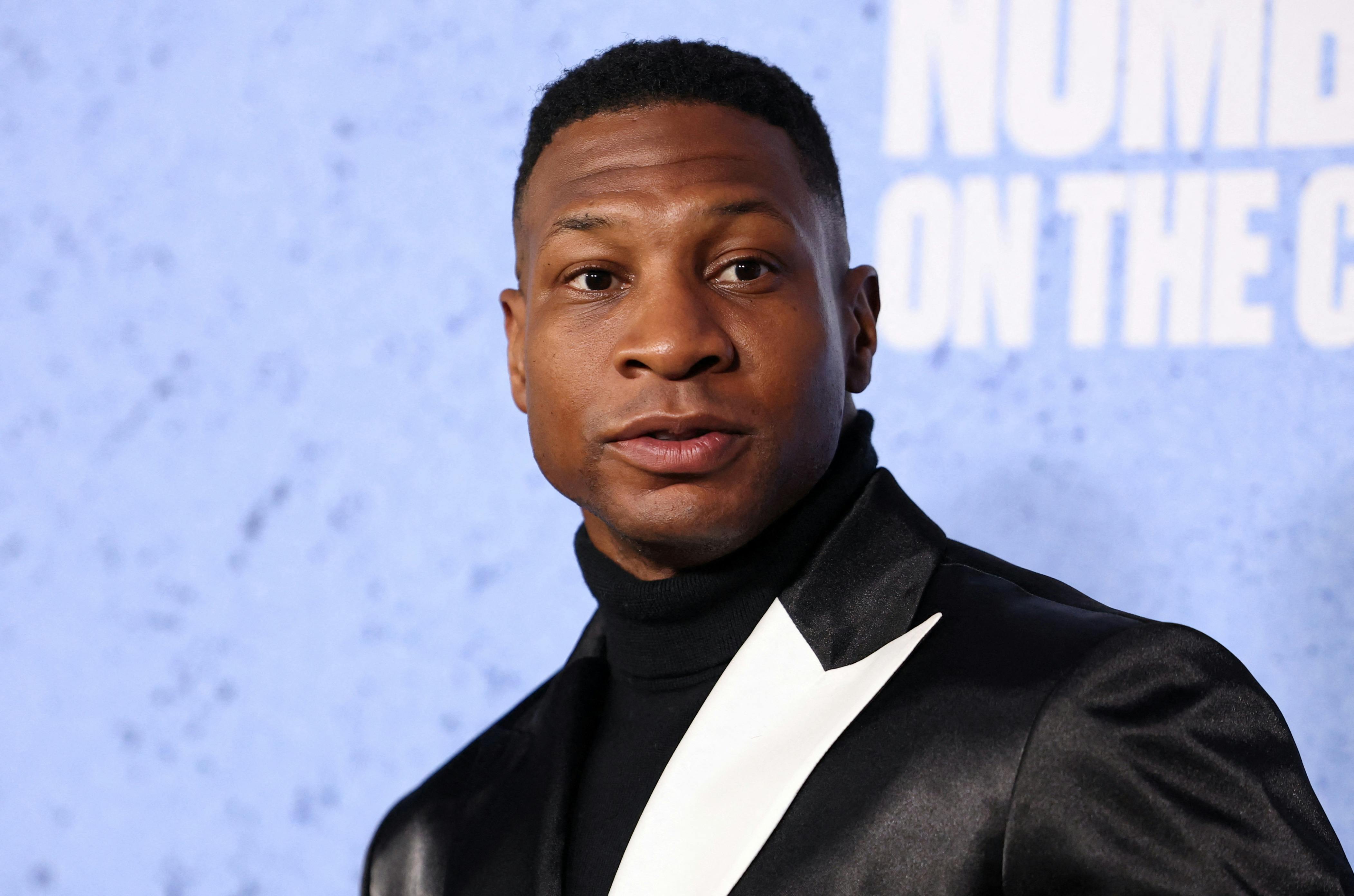 Jonathan Majors attends a premiere for the two-part documentary film "Number One on the Call Sheet" in Los Angeles, California, U.S., March 12, 2025. REUTERS/Mario Anzuoni