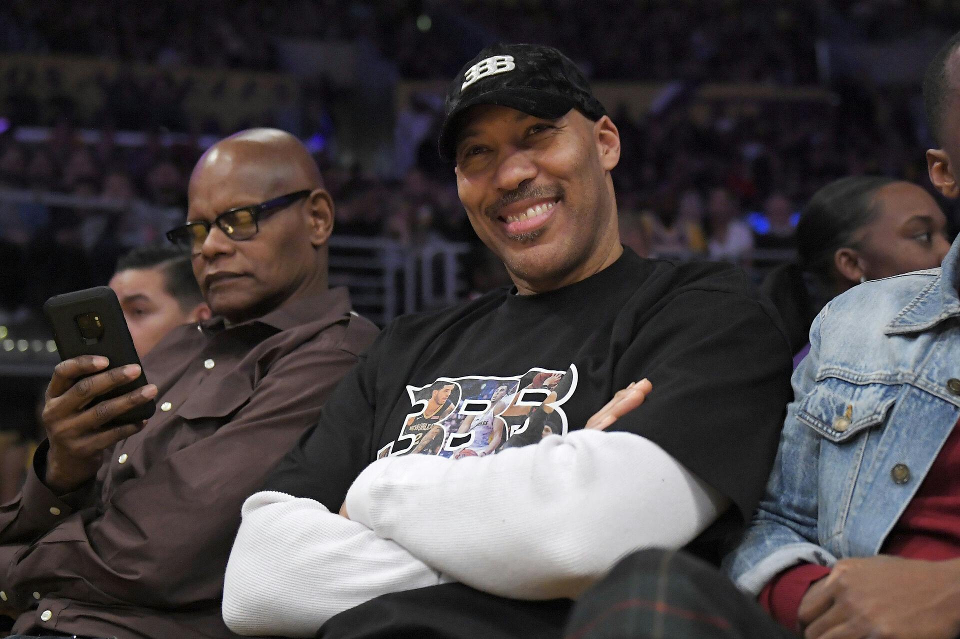 LaVar Ball er ofte at finde på lægterne, når en af hans sønner i NBA spiller.&nbsp;