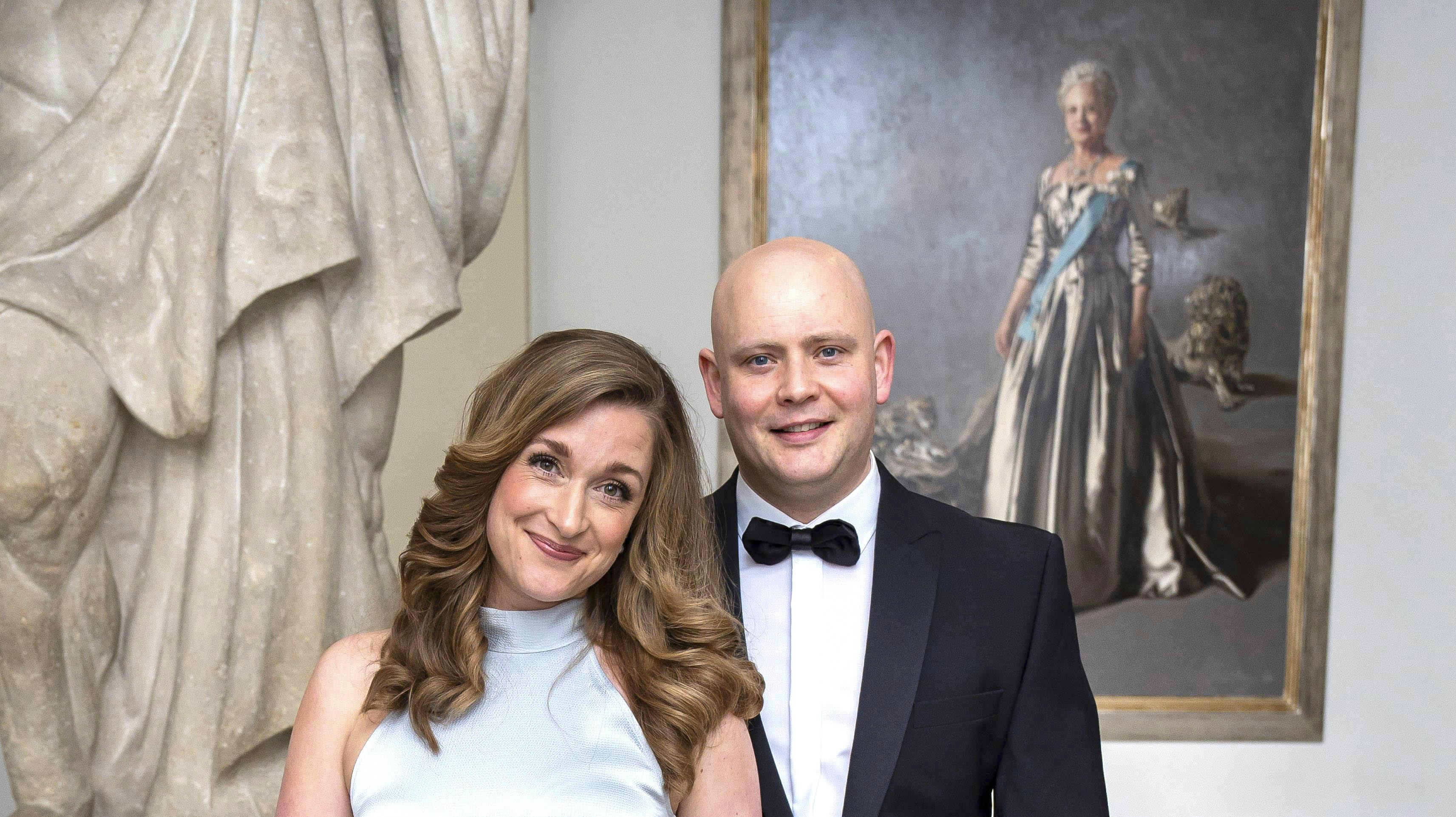 Jakob Engel-Schmidt og partneren Camilla Søe. 