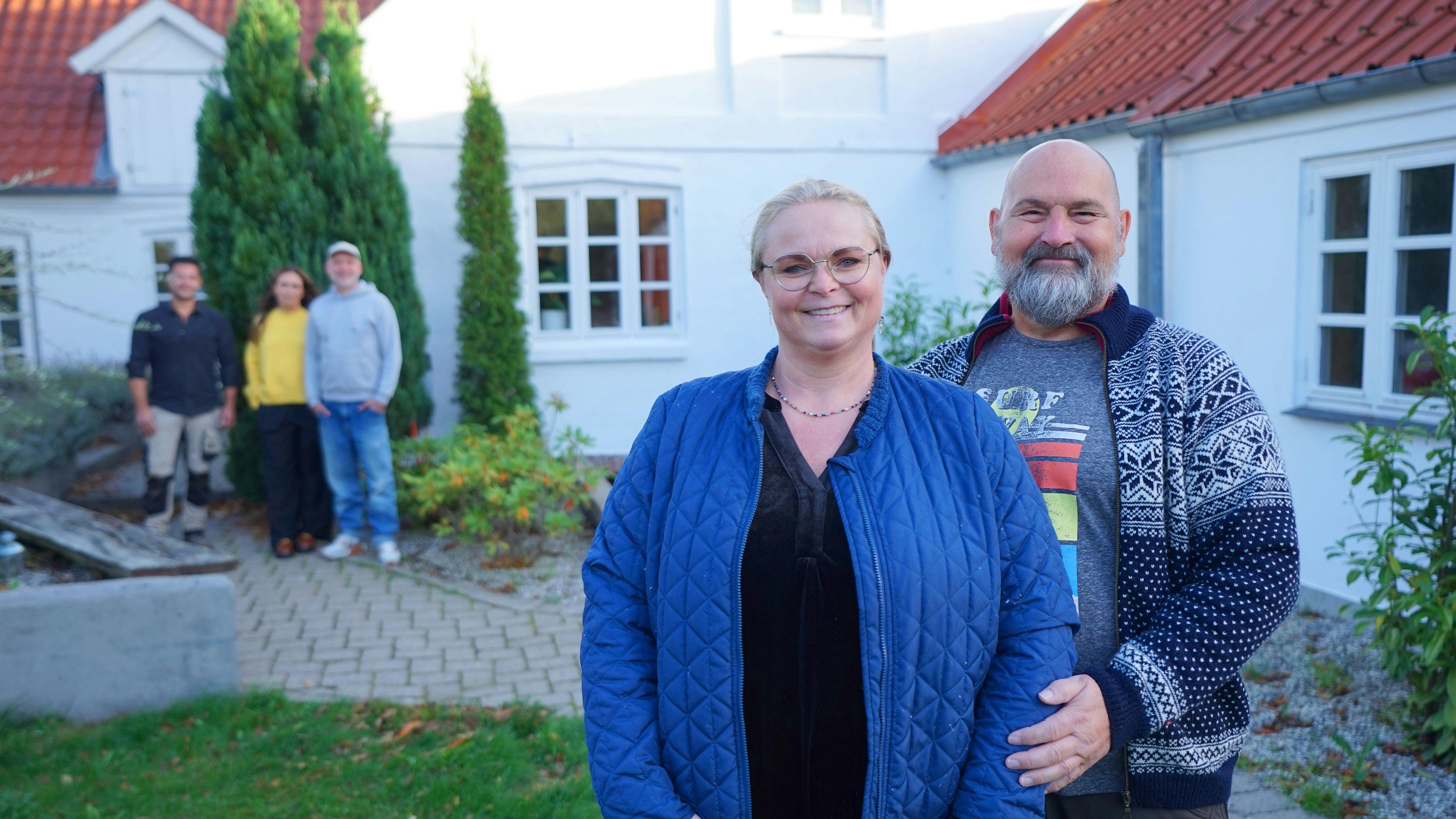 Mette og Gert fra "I hus til halsen" har få år tilbage sammen, fordi Gert er syg med uhelbredelig kræft.