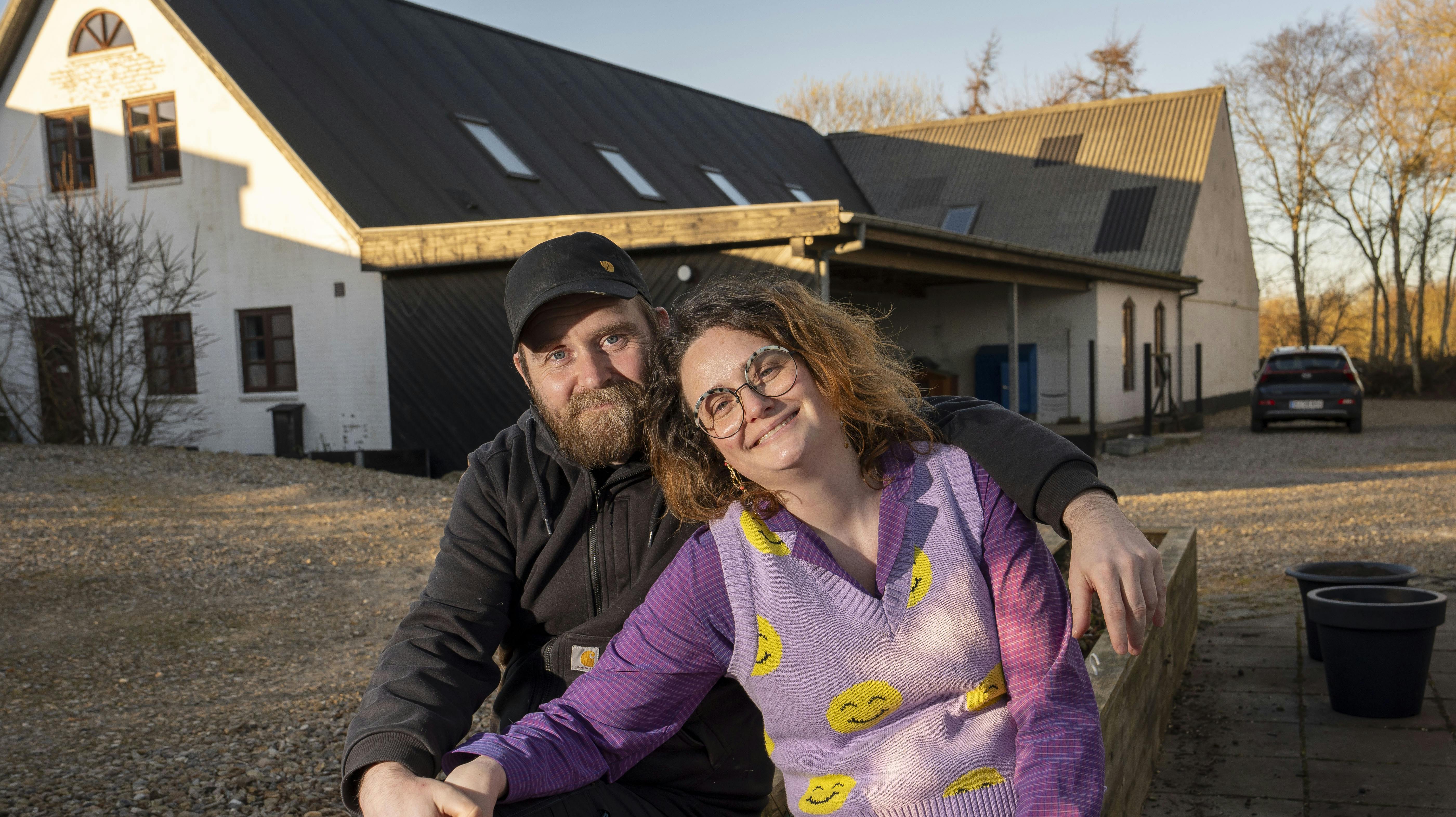 Kim og Louise er klar til at flytte fra en gård til rækkehus.