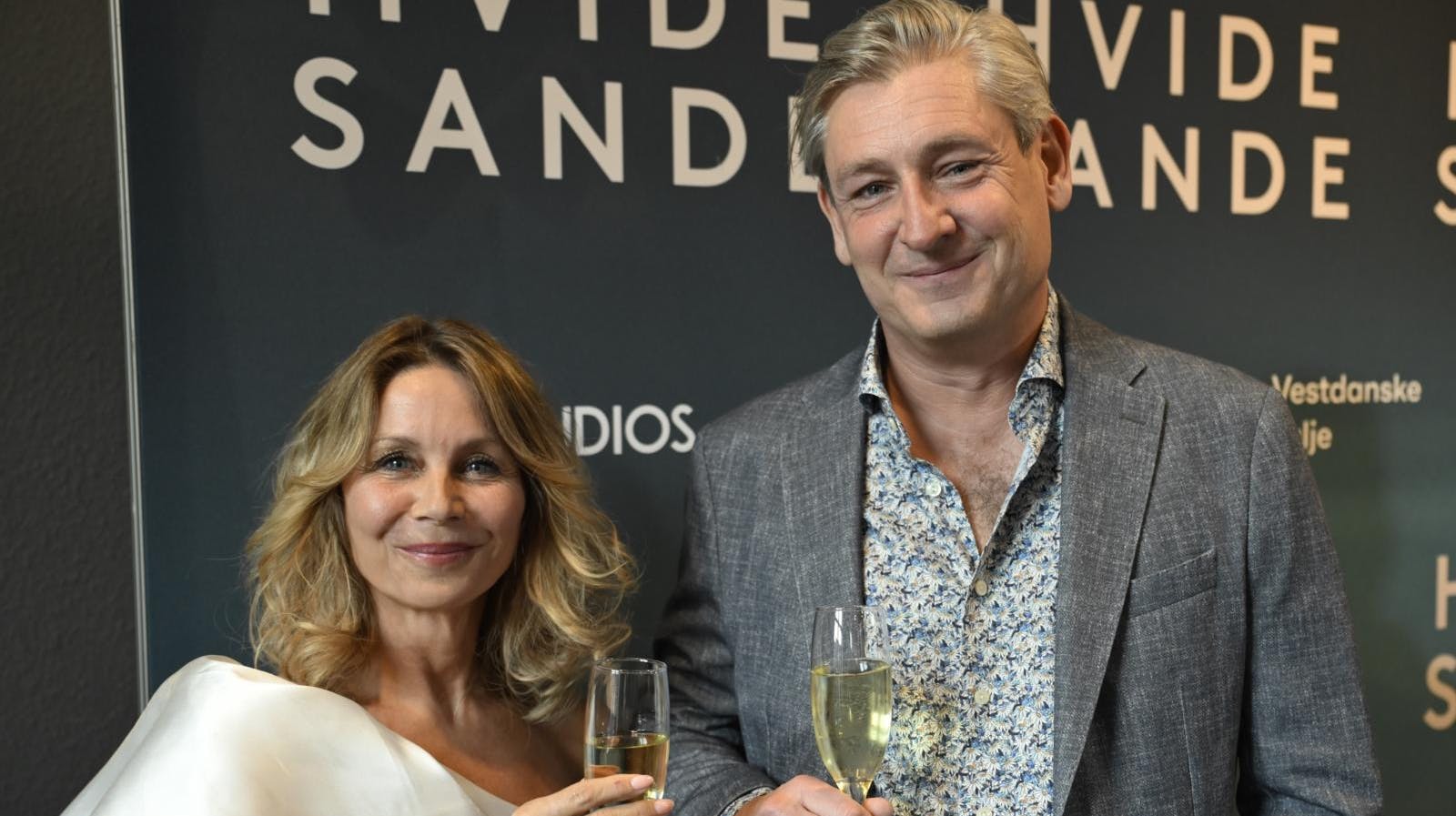 Anne Louise Hassing med sin nye kæreste, Ulrik.