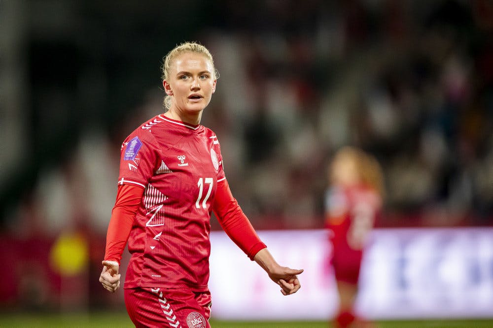 Rikke Madsen har spillet 33 kampe for Danmark. (Arkivfoto).