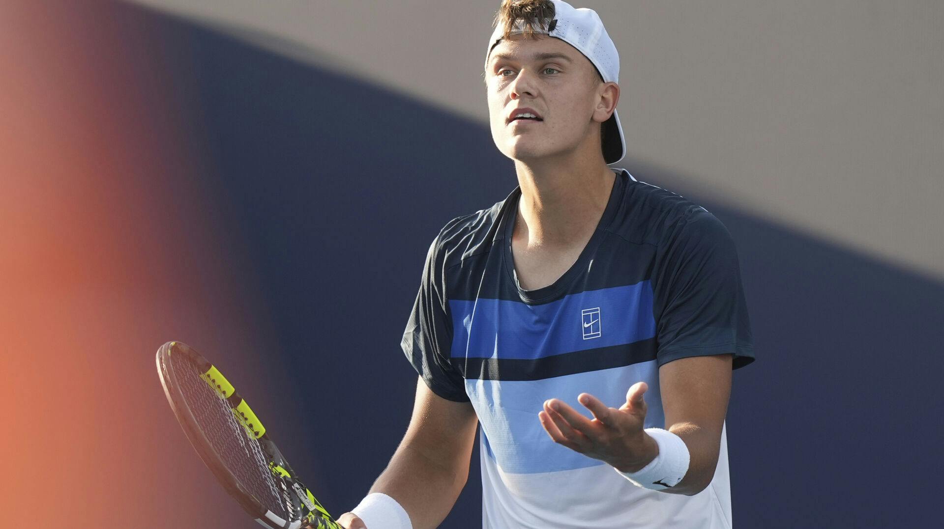 Den danske tennisstjerne var ikke glad efter nederlaget i anden runde af Masters 1000-turneringen Miami Open.