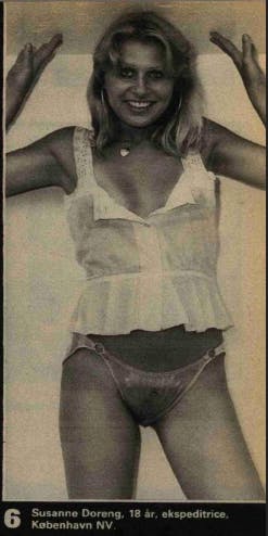 Susanne som 18-årig i Miss Solskin-konkurrencen i SE og HØR.