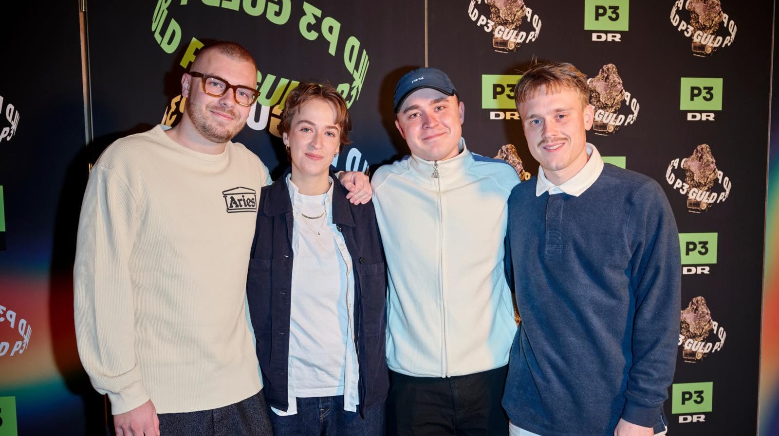 Her ses Blæst med deres tidligere forsanger Fernanda Rosa (anden fra venstre red.)