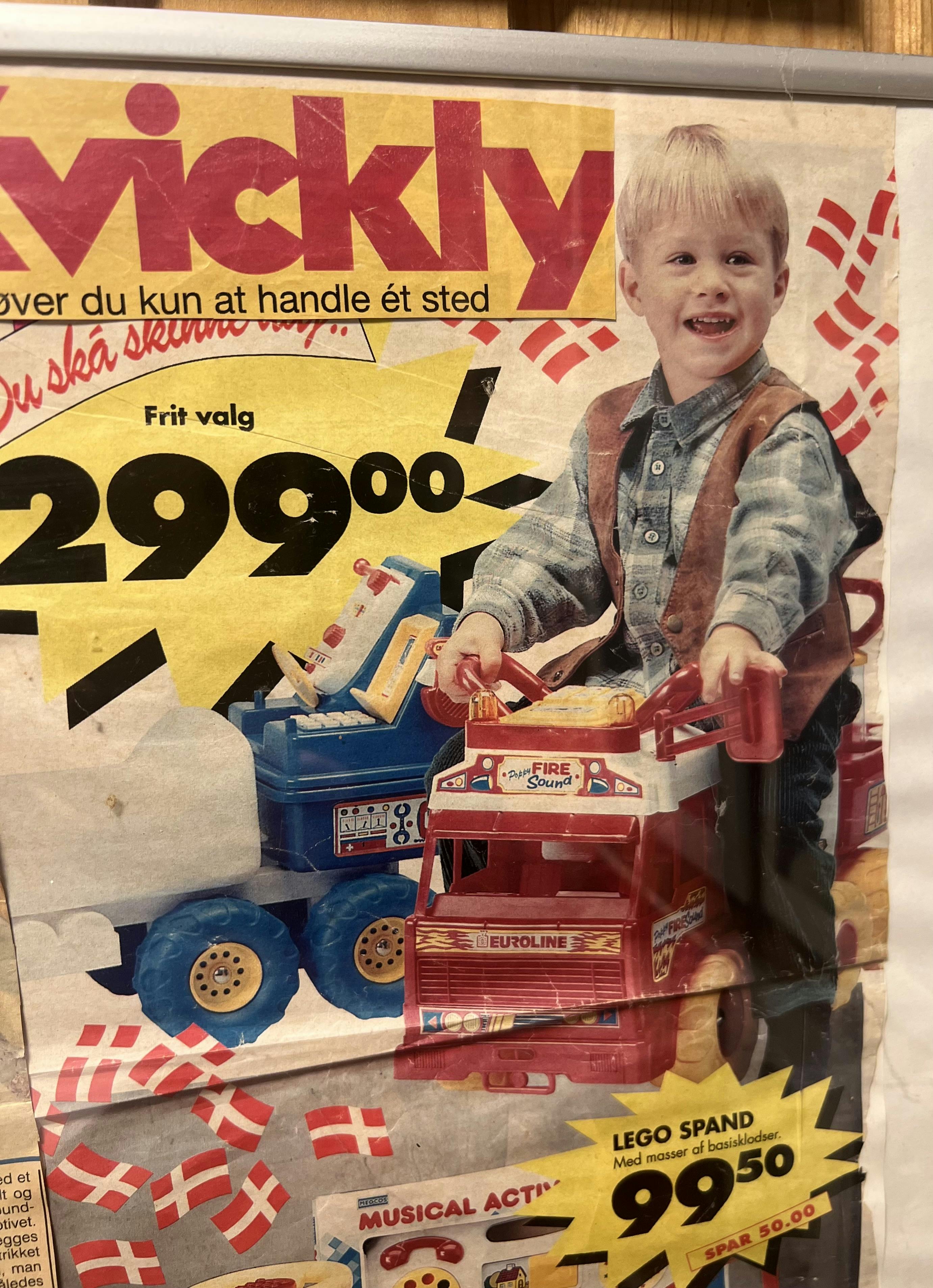 Susanne Doreng har gemt udklip af Alex junior som børnemodel. Både han, mor og far - Alex senior - har været brugt som modeller ad flere omgange.