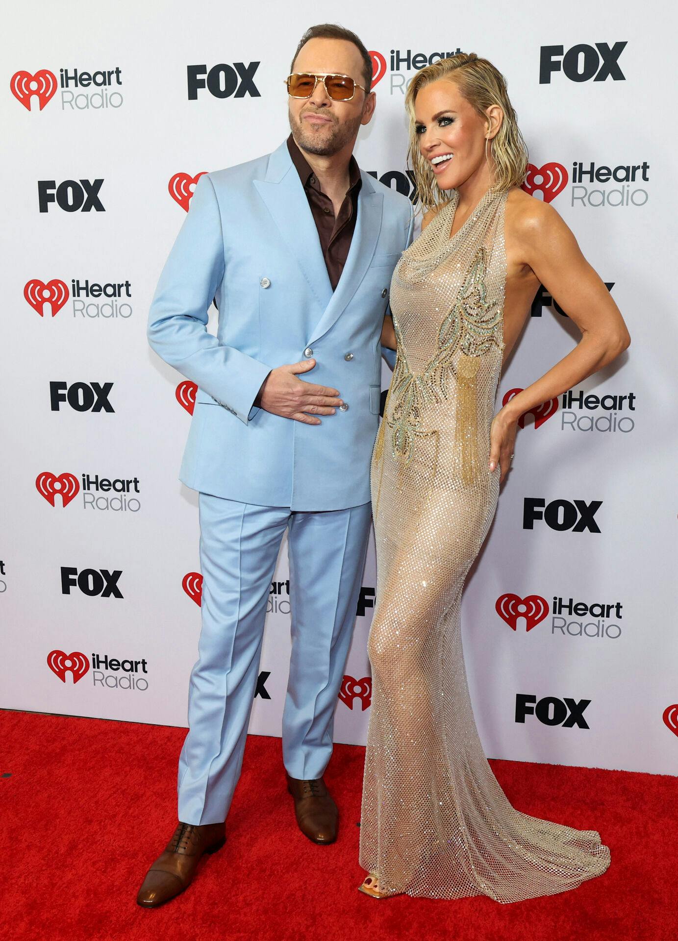 Jenny McCarthy med manden Donnie Wahlberg.