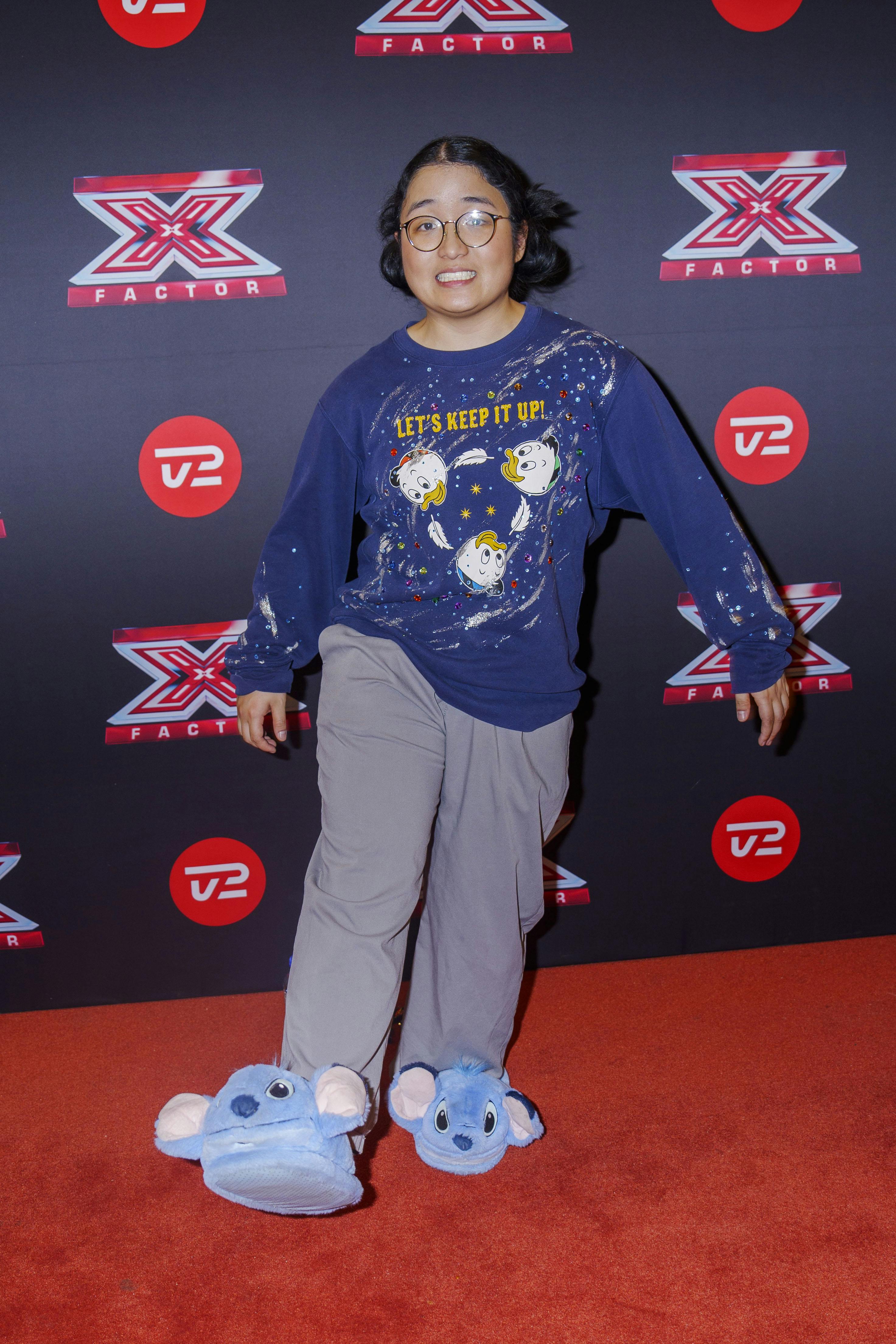 Der gik ikke lang tid efter showet, før Leslie hoppede i sutskoene.