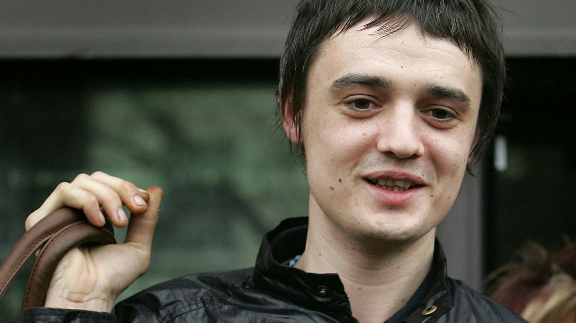 British rock singer Pete Doherty leaves