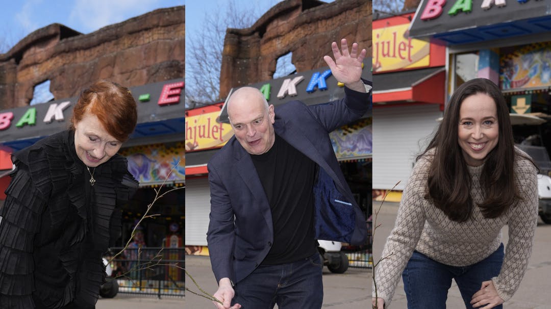 Bodil Jørgensen, Niels Olsen og Merethe Mærkedahl havde alle fødderne i cement.