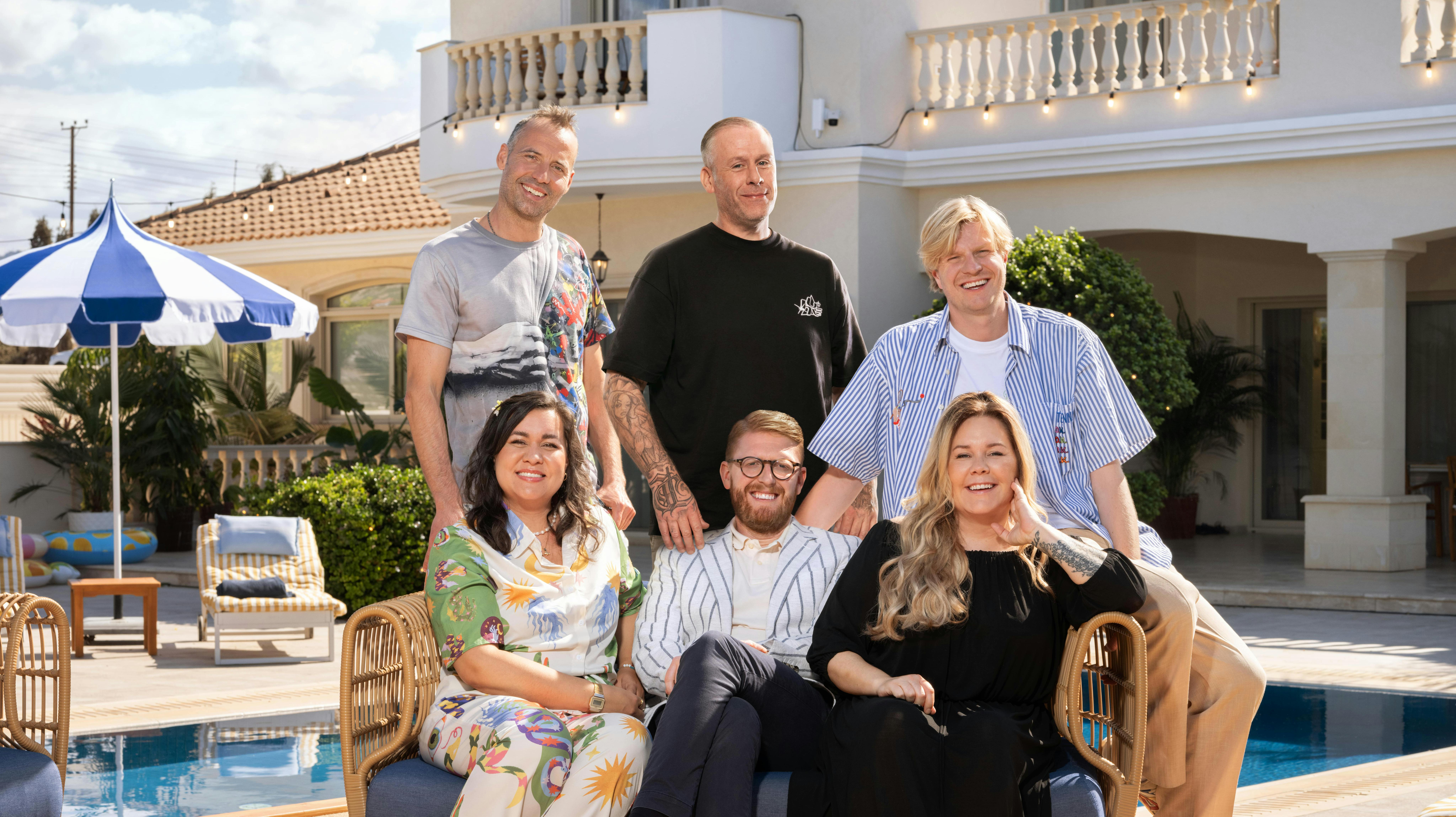 Torben Chris, LOC, Victor Lander, Natasha Brock, Nikolaj Stockholm er deltagere i sæson to af "Roasted: Verdens sjoveste ferie", hvor Linda P igen er vært.