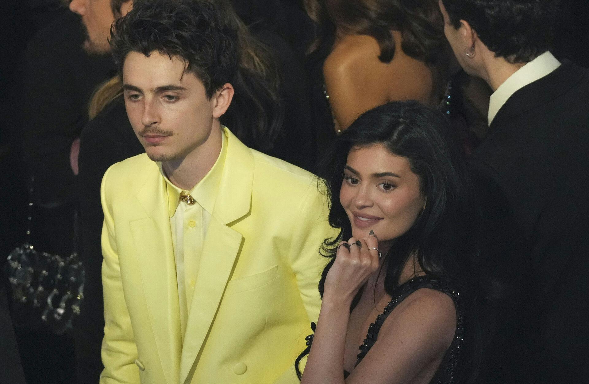 Timothee Chalamet og Kylie Jenner.