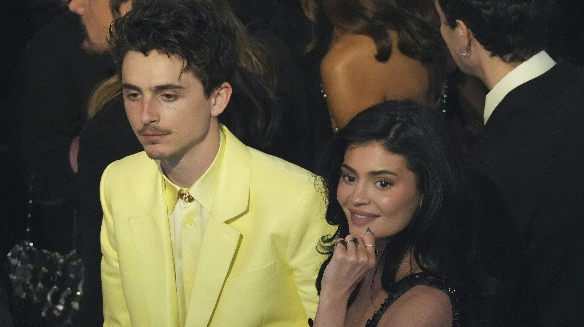 Timothee Chalamet og Kylie Jenner.
