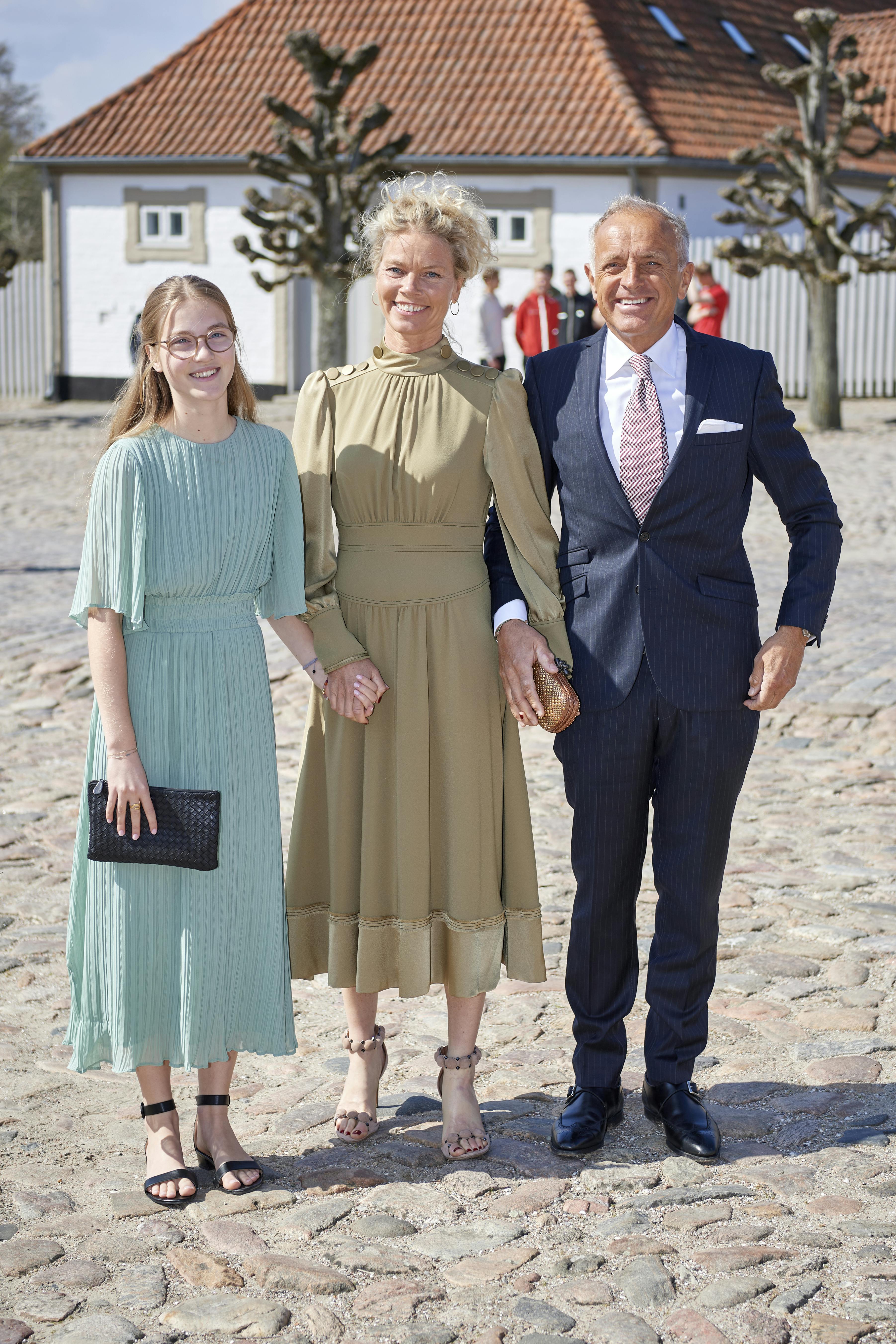 Prinsesse Isabellas konfirmation var Halbye og vedhæng også med til.