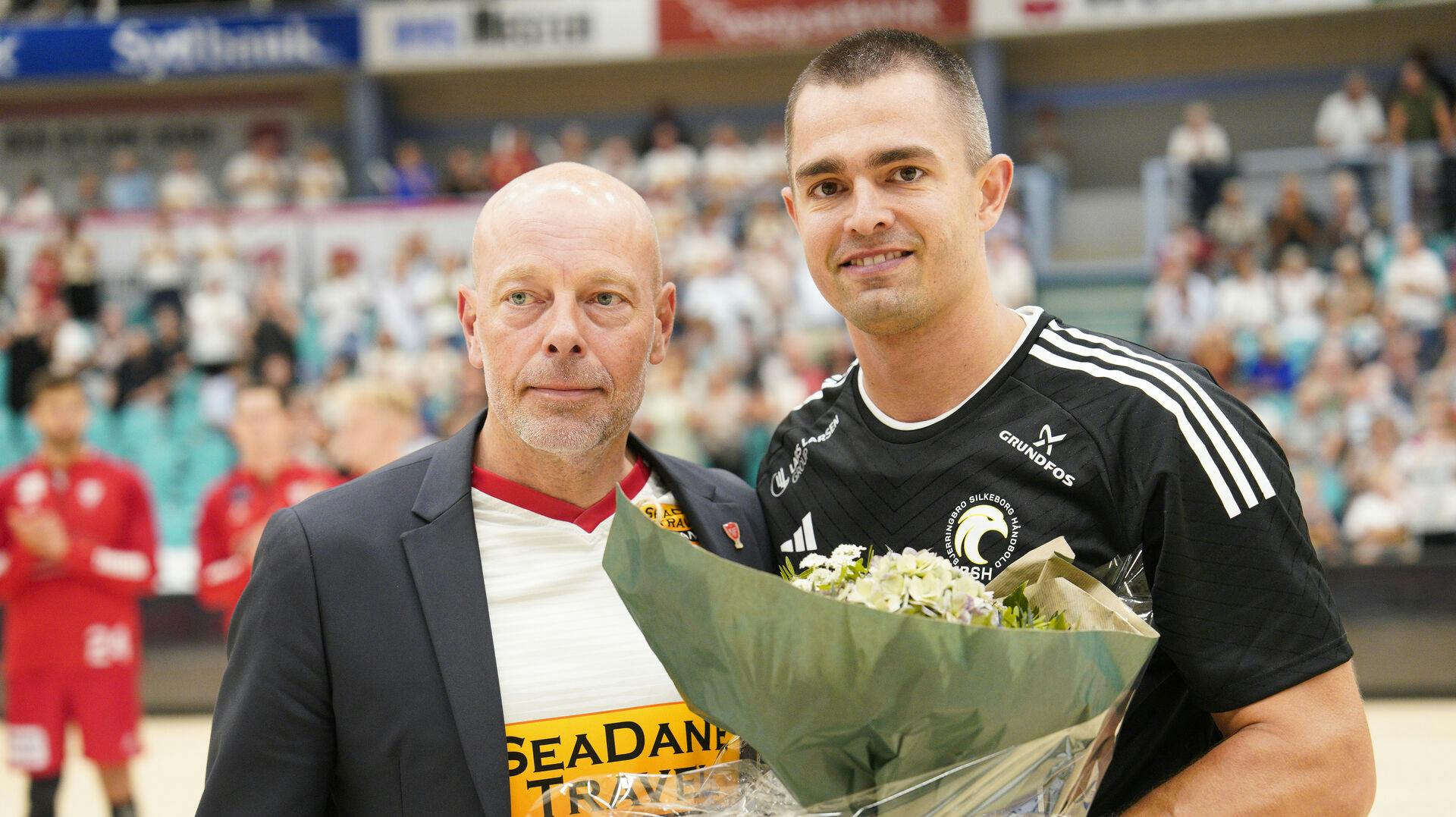 KIF Kolding-direktør Christian Hjermind (til venstre) er blevet fyret. 