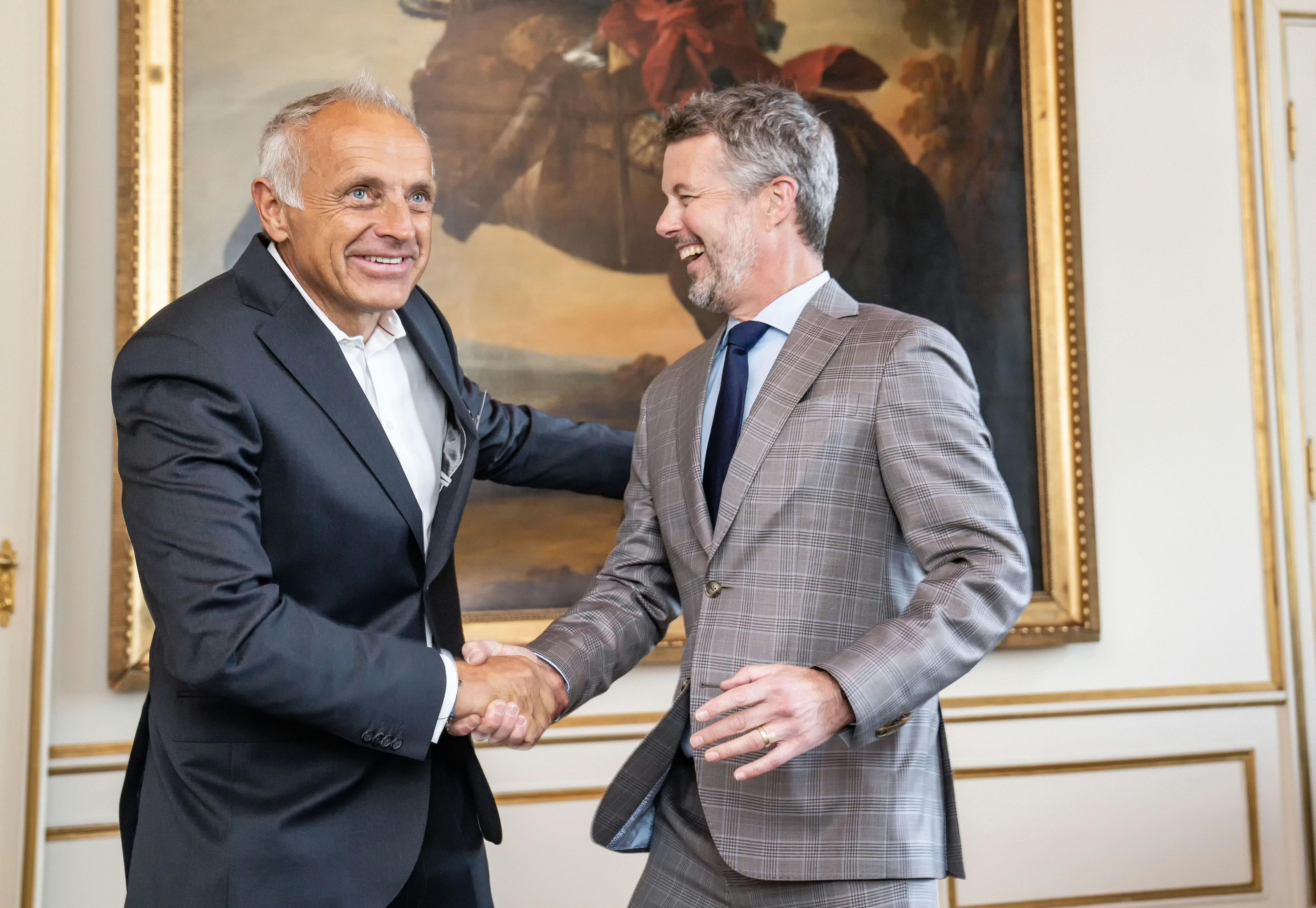 Michael Halbye var ikke bare hvem som helst, men en særdeles god ven til kongeparret.