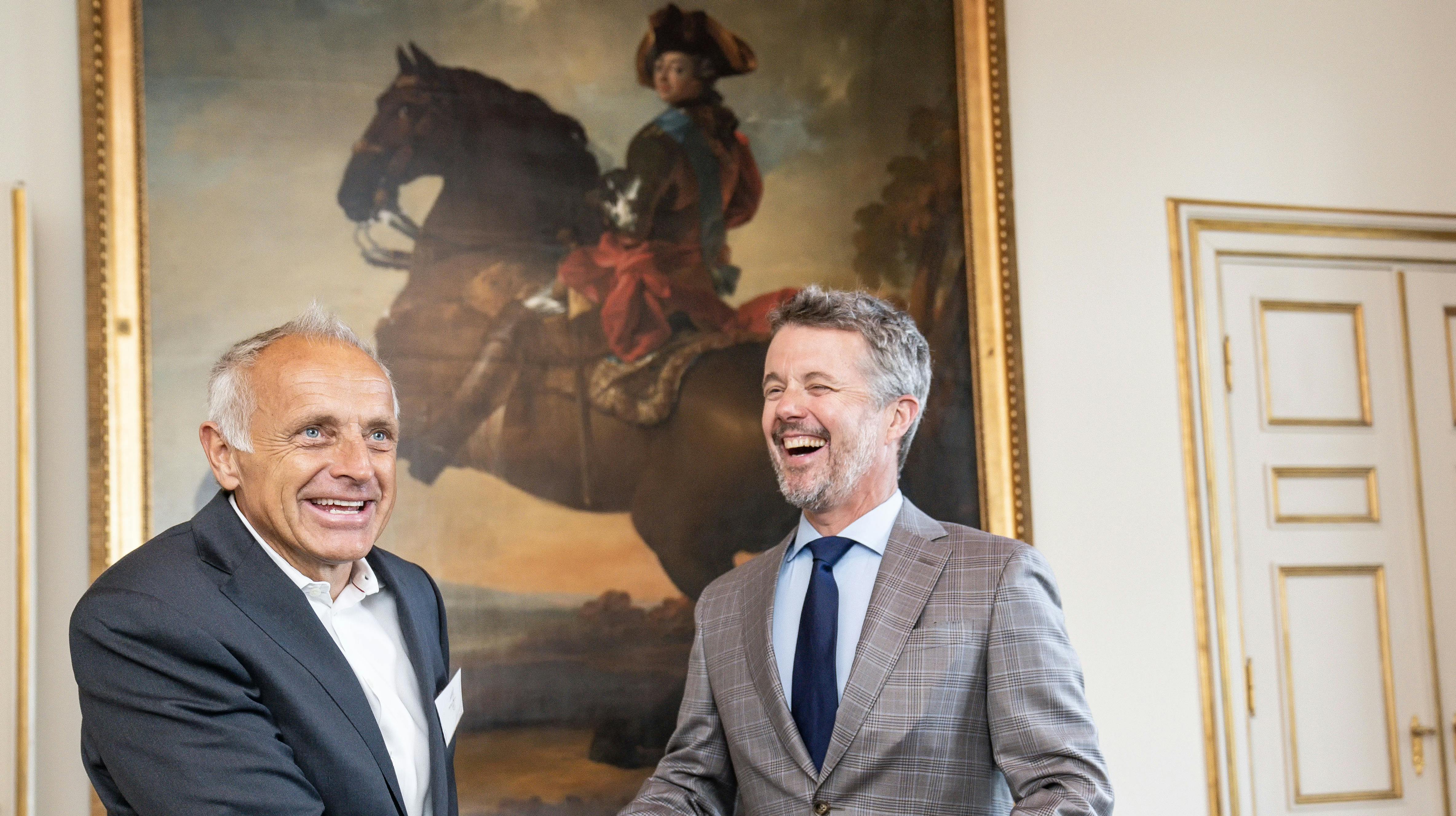 Michael Halbye og kong Frederik har kendt hinanden i mange år. Nu er Michael Halbye død i en ulykke.