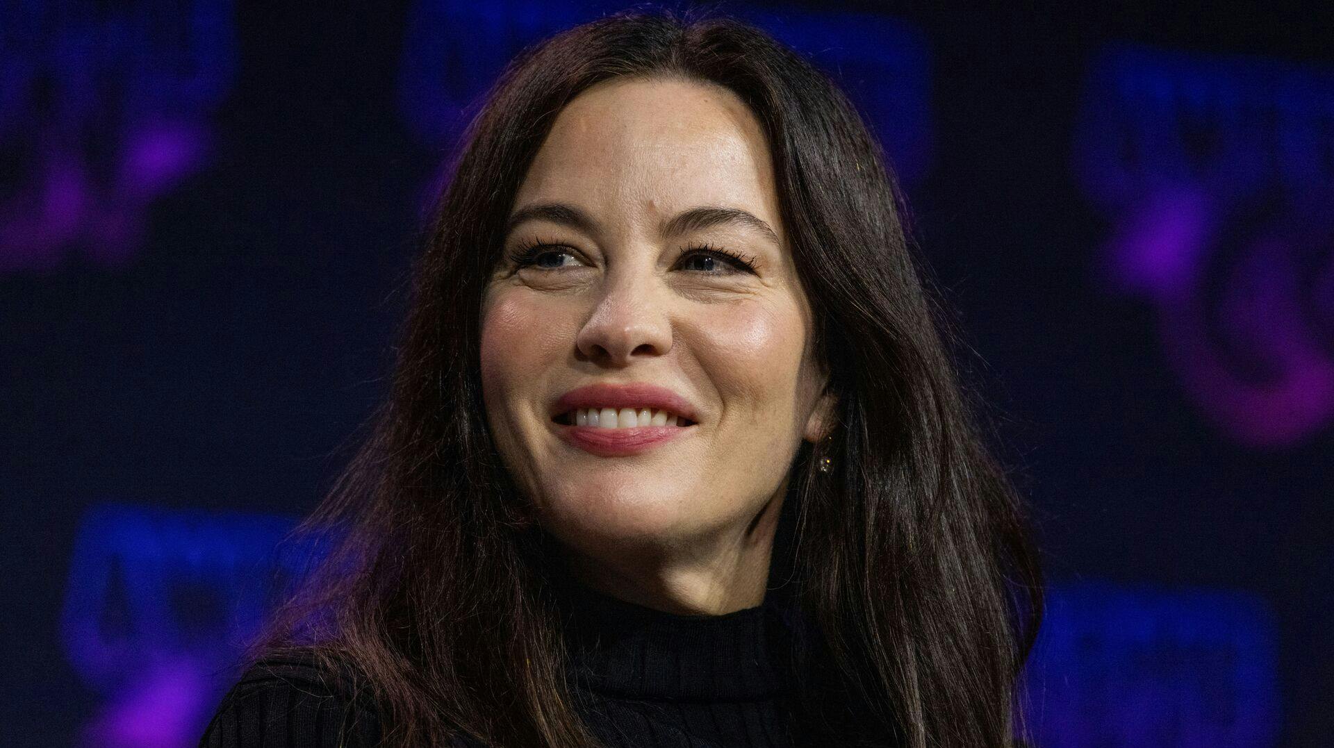 Liv Tyler participates in a Lord of the Rings cast panel at Awesomecon in Washington, DC on April 6, 2025.