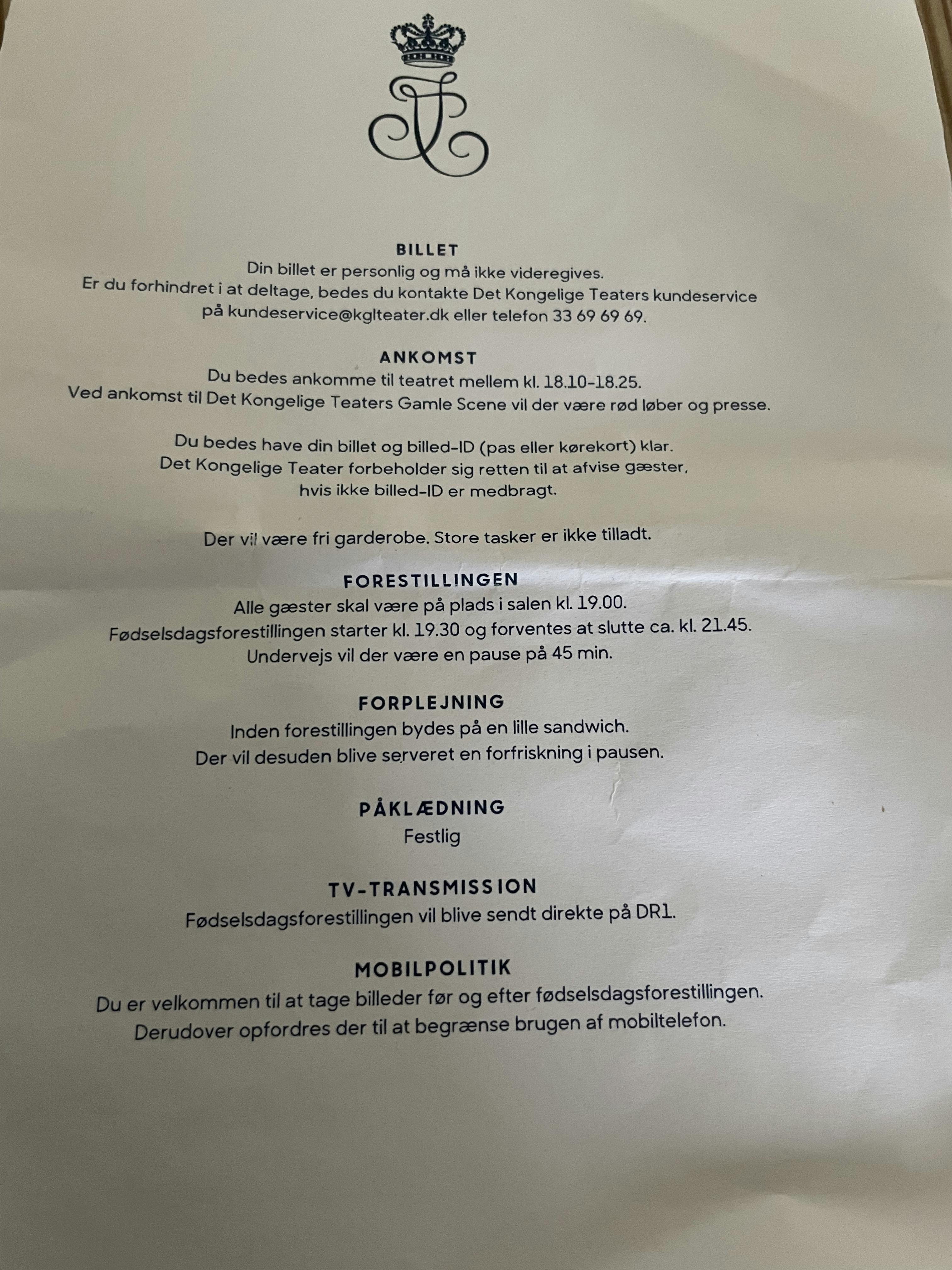 Her ses invitationen.