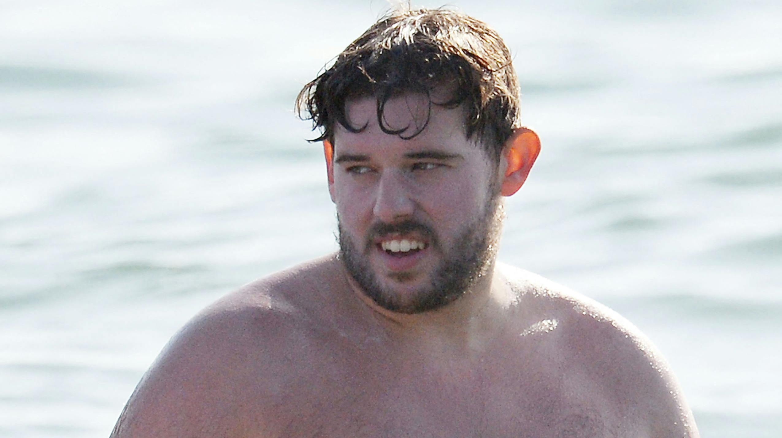 Arnold Schwarzeneggers yngste søn, 27-årige Christopher Schwarzenegger, er skrumpet gevaldigt. Her ses han i september 2020 - samme år som han indledte sin vægttabsrejse