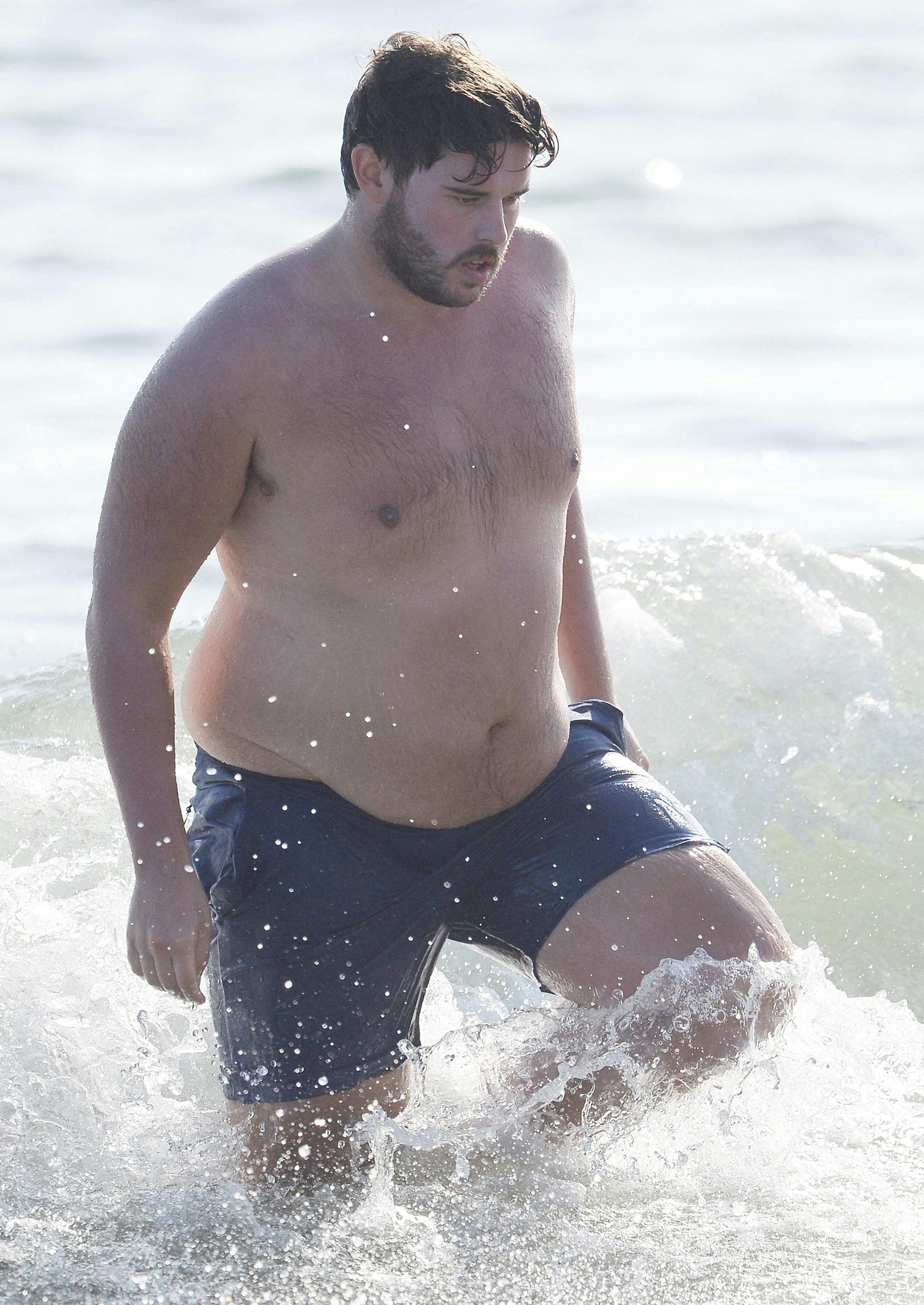 I september 2020 var Christopher Schwarzenegger noget mere rund.