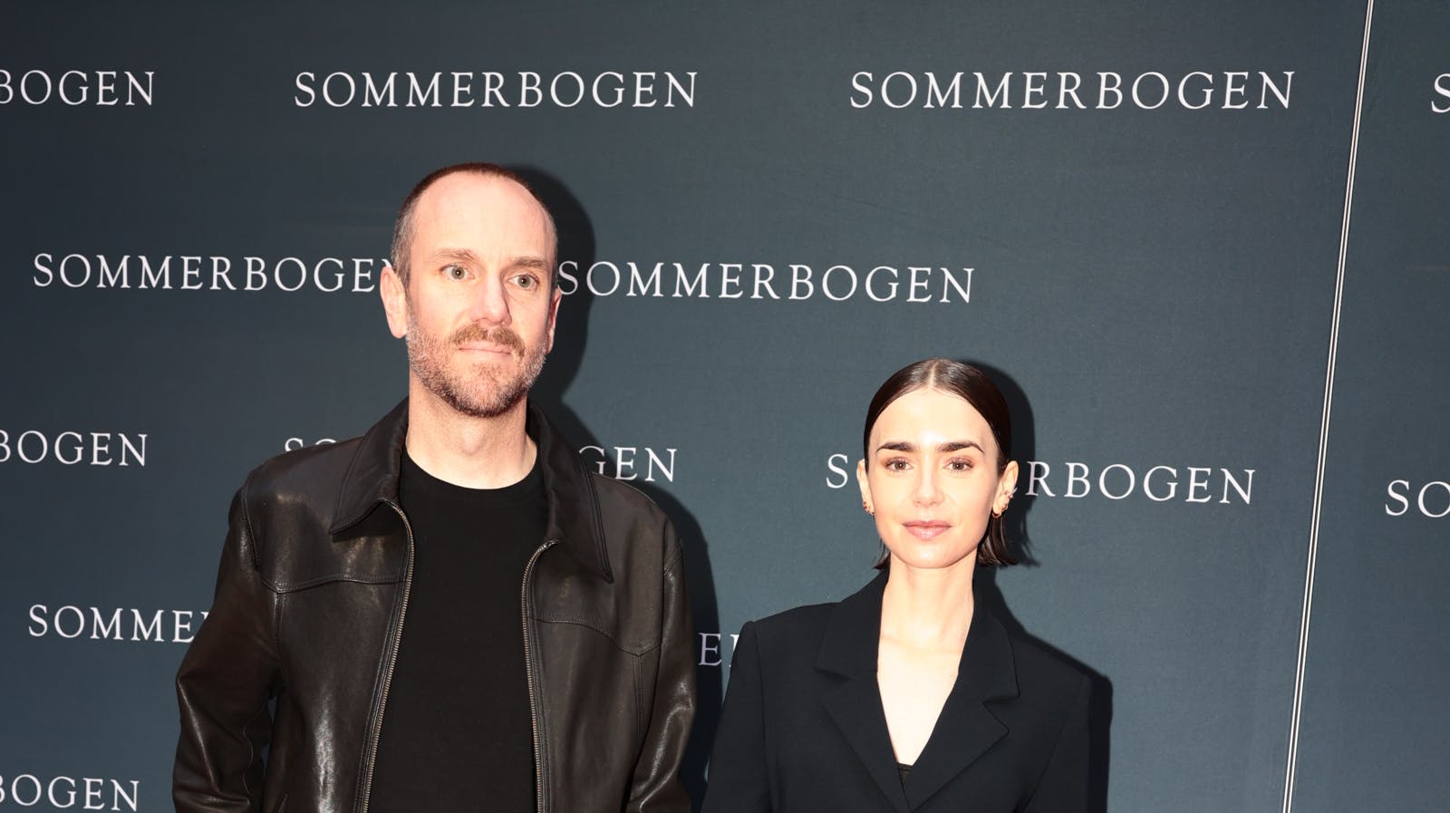 Aftenens hovedpersoner Charlie McDowell og hustru, executive producer, Lily Collins.