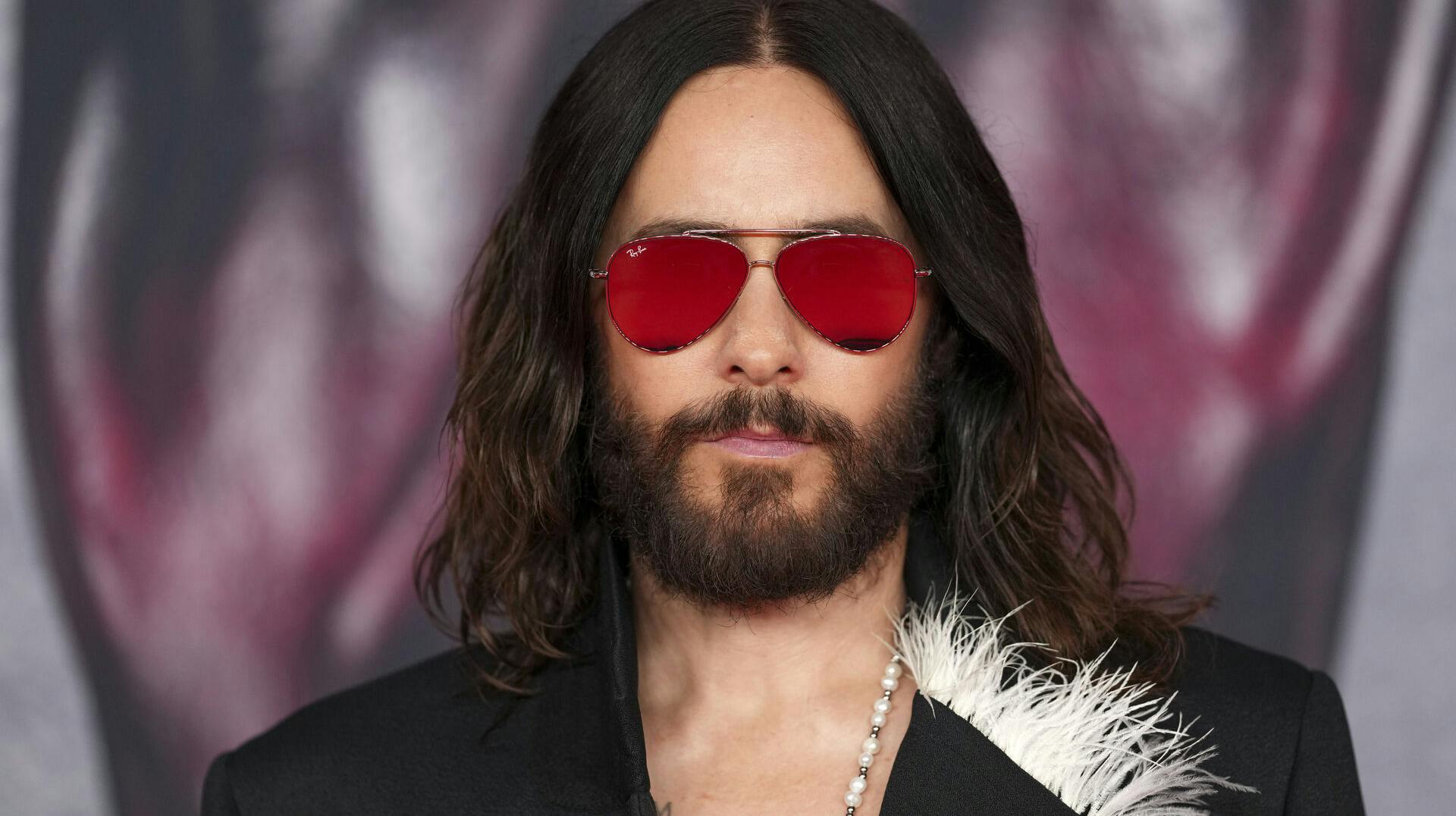 Jared Leto poses for photographers upon arrival at the Brit Awards 2025 in London, Saturday, March. 1, 2025. (Photo by Scott A Garfitt/Invision/AP)
