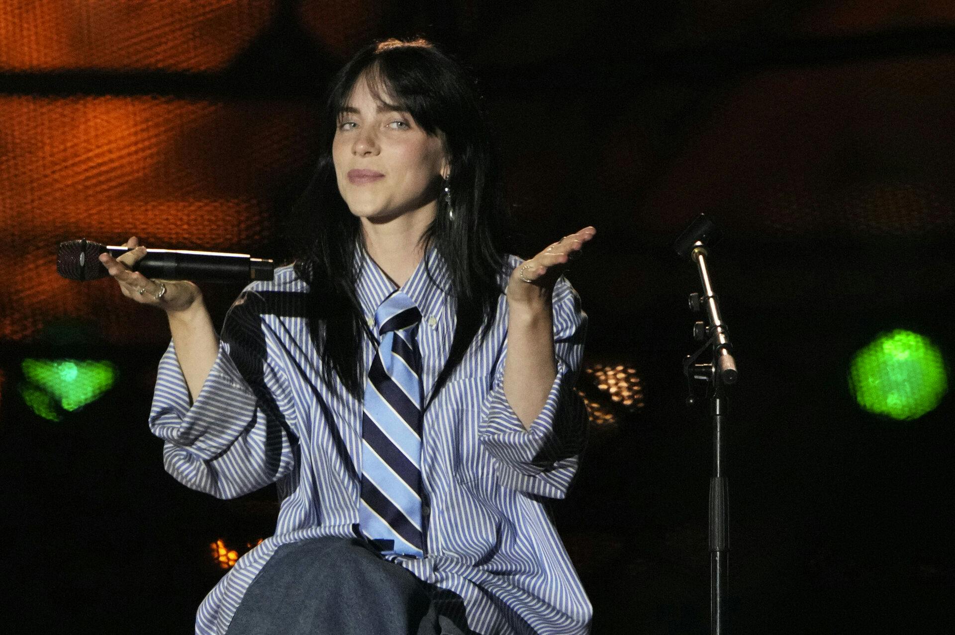 Billie Eilish til "Power Our Planet" i 2023.