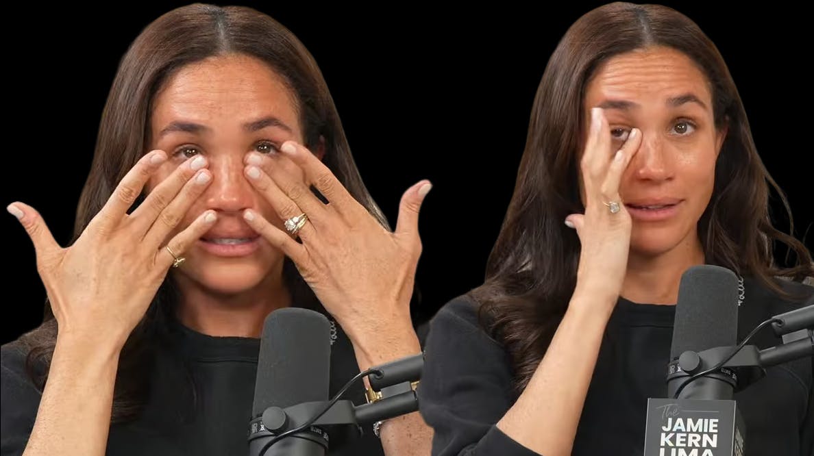 Meghan Markle kunne ikke holde tårene tilbage.