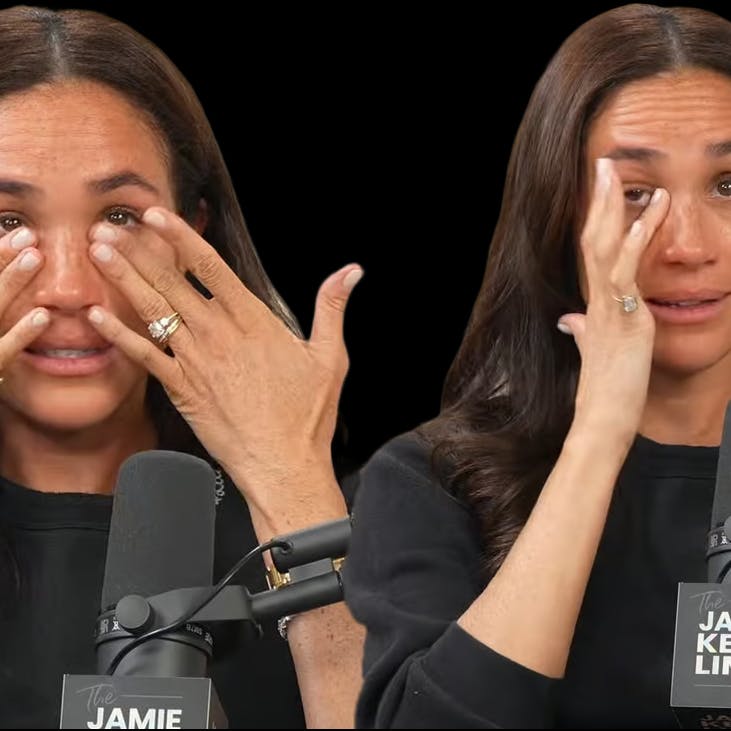 Meghan Markle kunne ikke holde tårene tilbage.