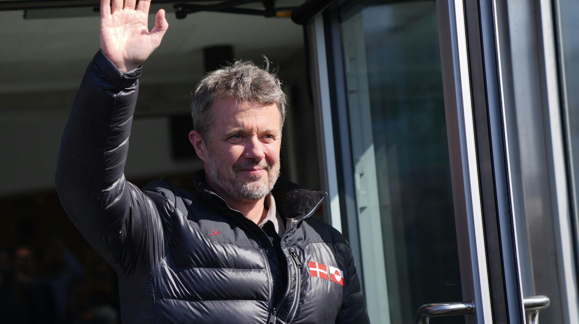 Kong Frederik deltager i en kaffemik i kulturhuset Katuaq i Nuuk tirsdag den 29. april 2025.