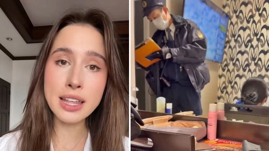 Politiet blev efterfølgende tilkaldt og tjekkede værelset igennem.