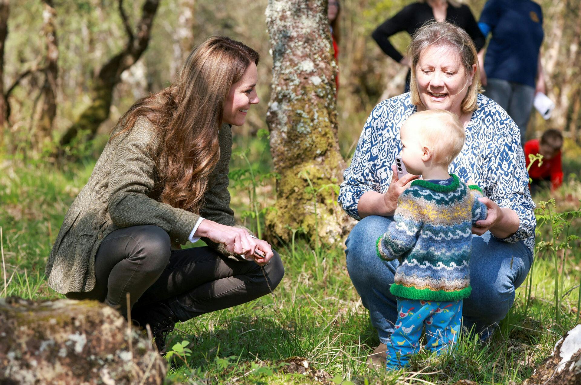 The Princess of Wales Catherine visits the Ardura Community Forest, Isle of Mull, Scotland, Britain, April 30, 2025. Ian Vogler/Pool via REUTERS