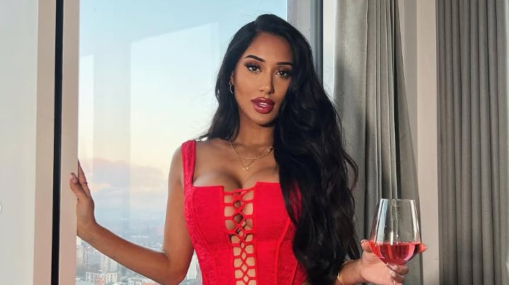 Den tidligere "Geordie Shore"-stjerne, Zahida Allen, er gravid. Det fortæller hun på Instagram.