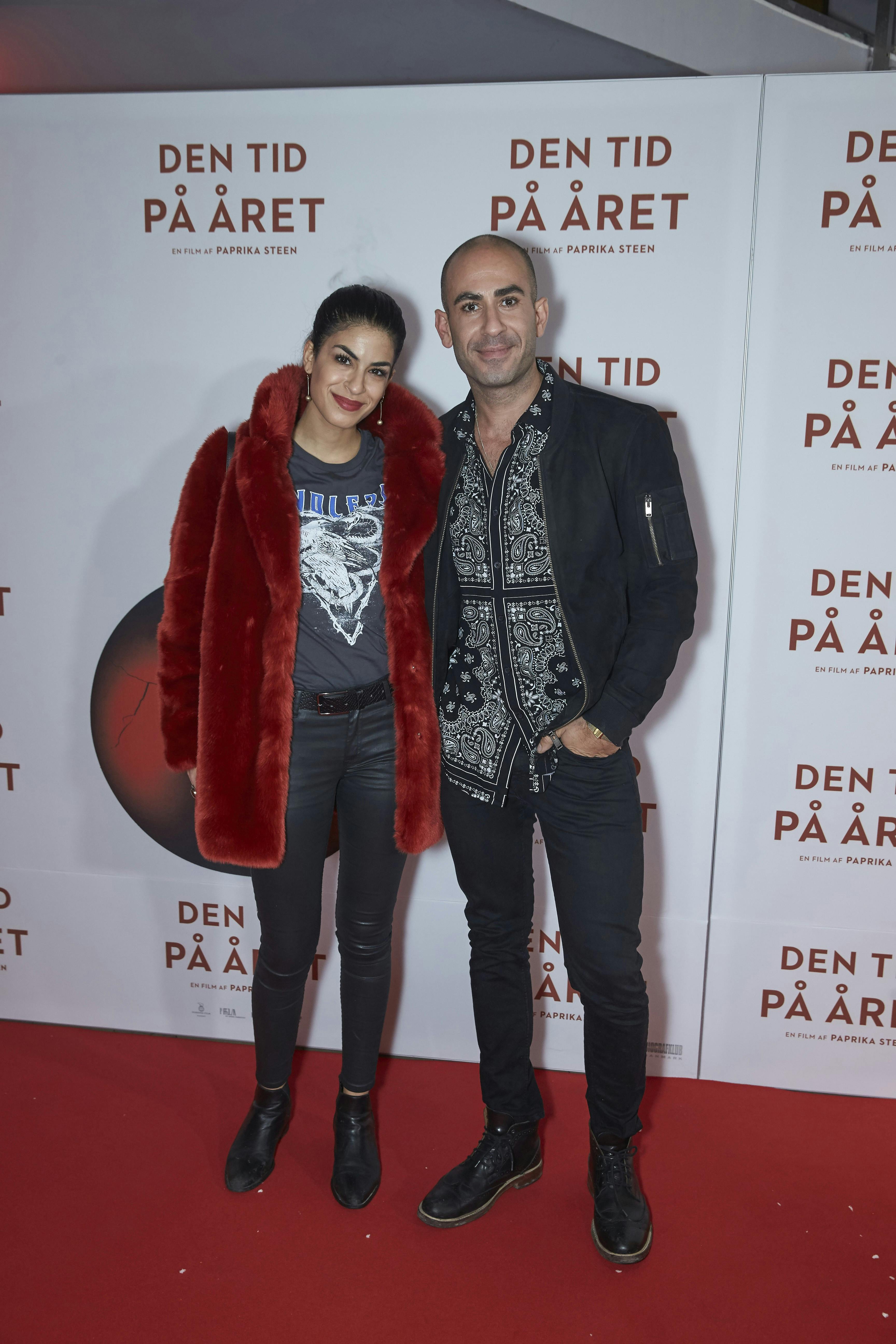 Yasmin og Abdel Mahmoud til premiere på "Den tid på året" i 2018. 